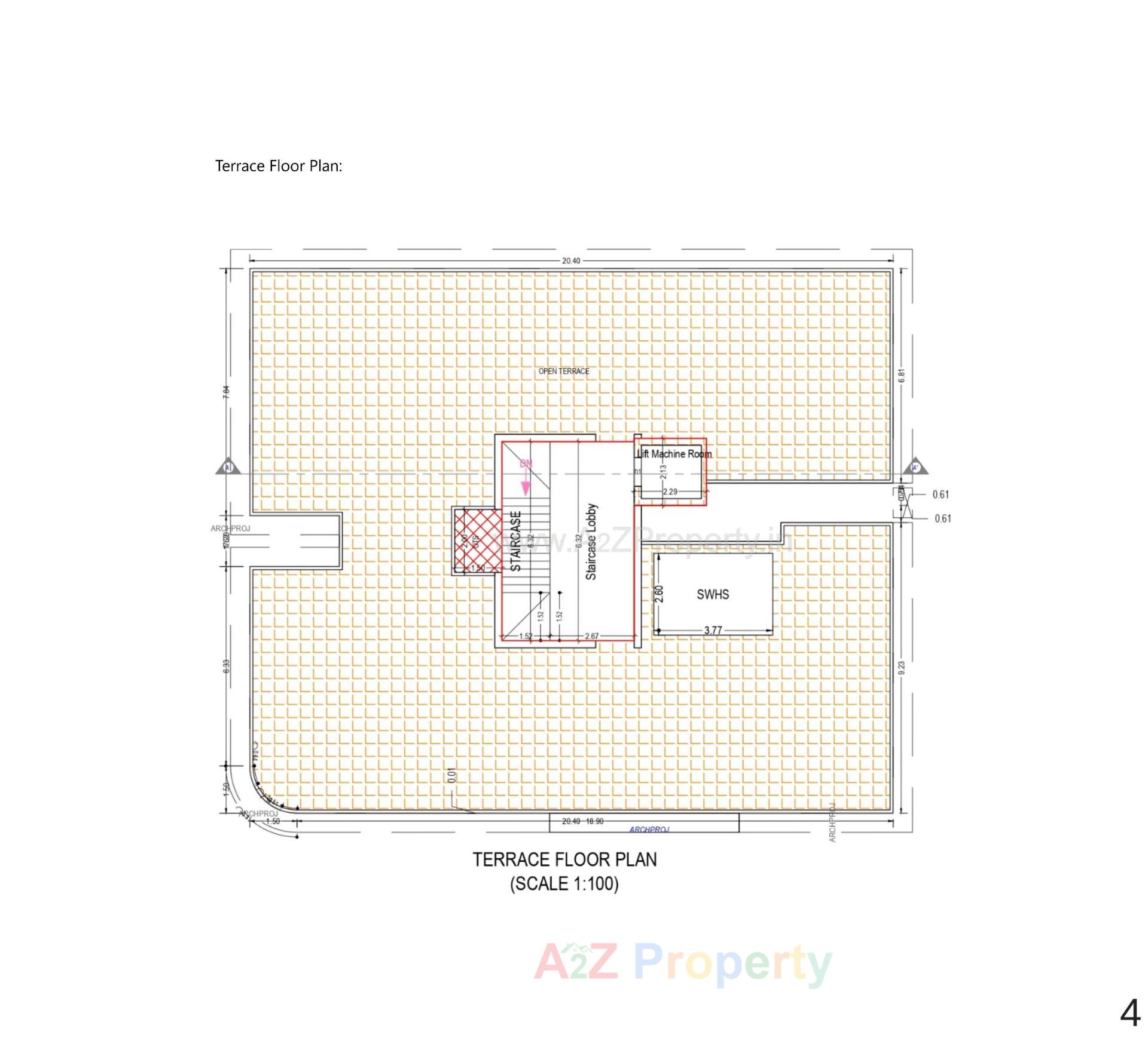Layout of real estate project Shree Keshav located at Timbavadi, Junagadh, Gujarat