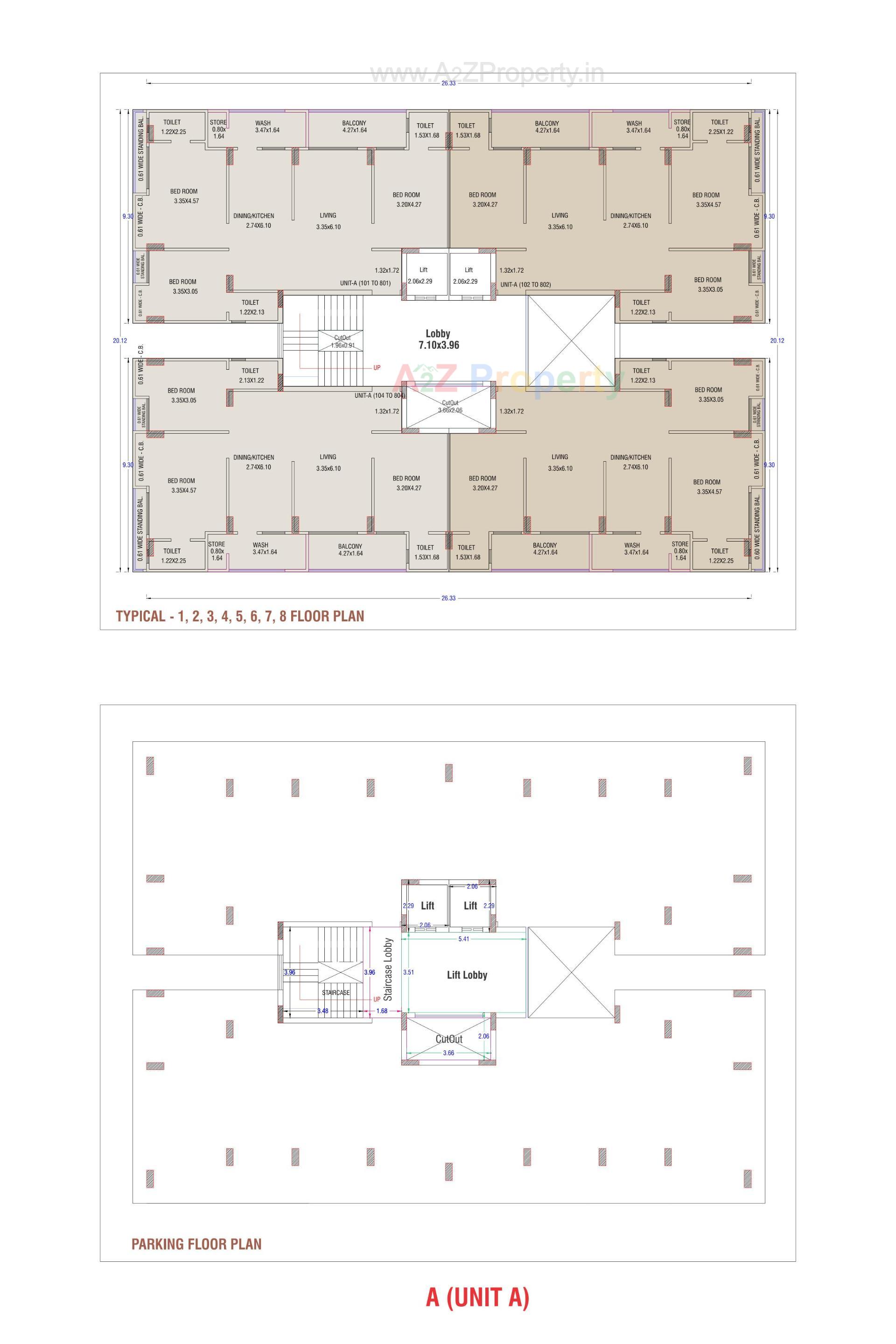 Layout of real estate project Shreenathji Darshan located at Zanzarda, Junagadh, Gujarat