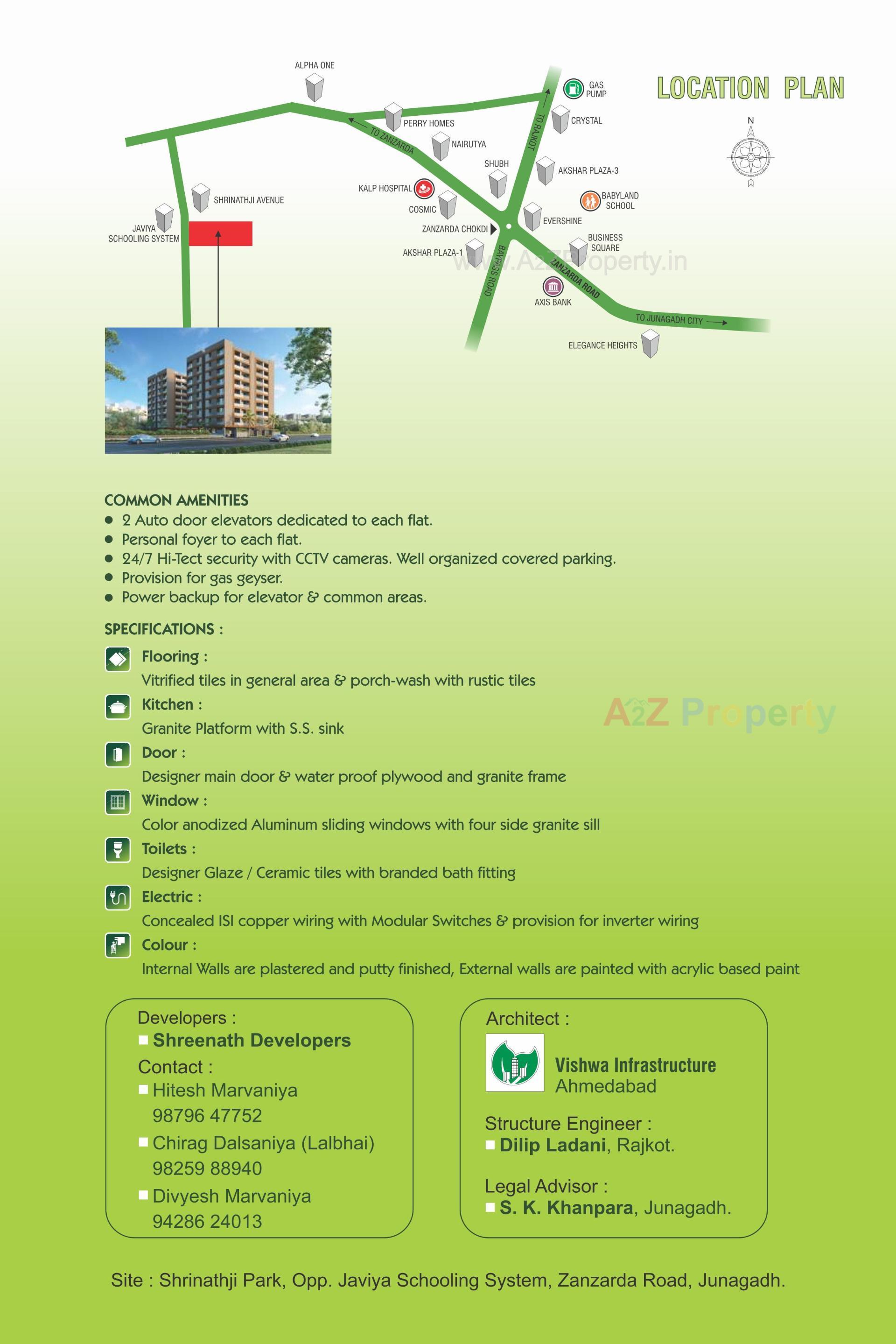  of real estate project Shreenathji Darshan located at Zanzarda, Junagadh, Gujarat