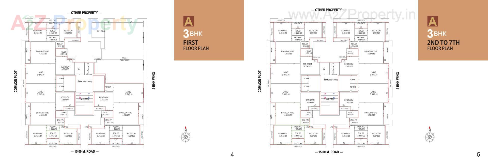 Layout of real estate project Shukan A located at Zanzarda, Junagadh, Gujarat
