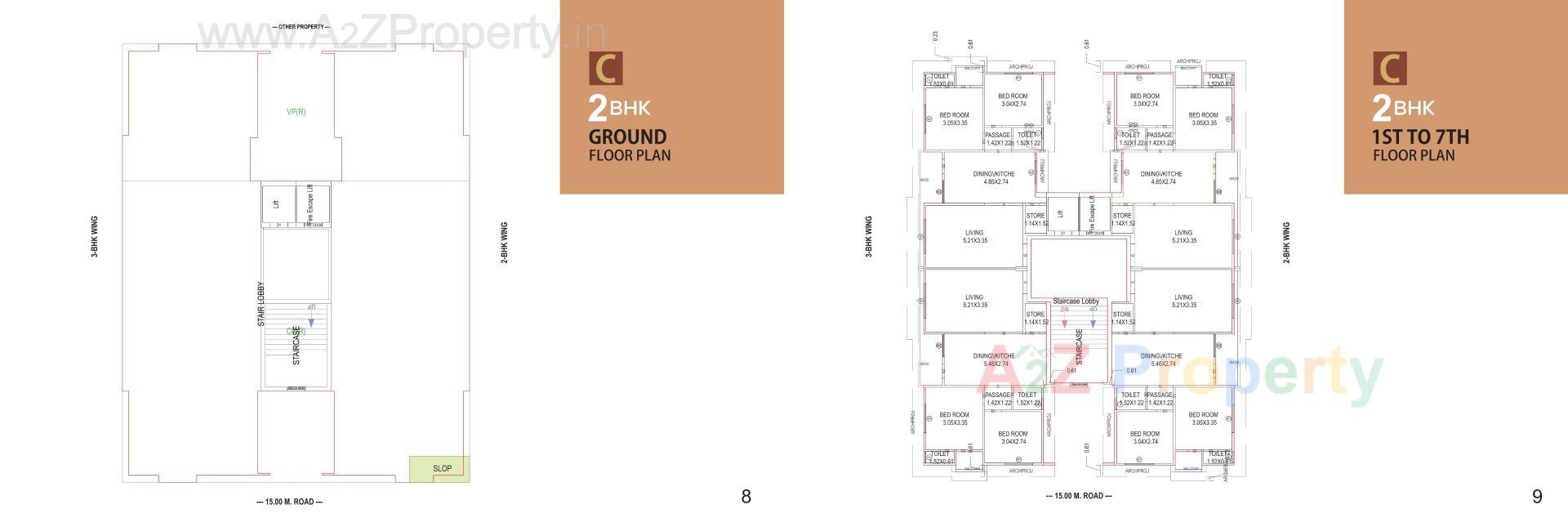 Layout of real estate project Shukan A located at Zanzarda, Junagadh, Gujarat