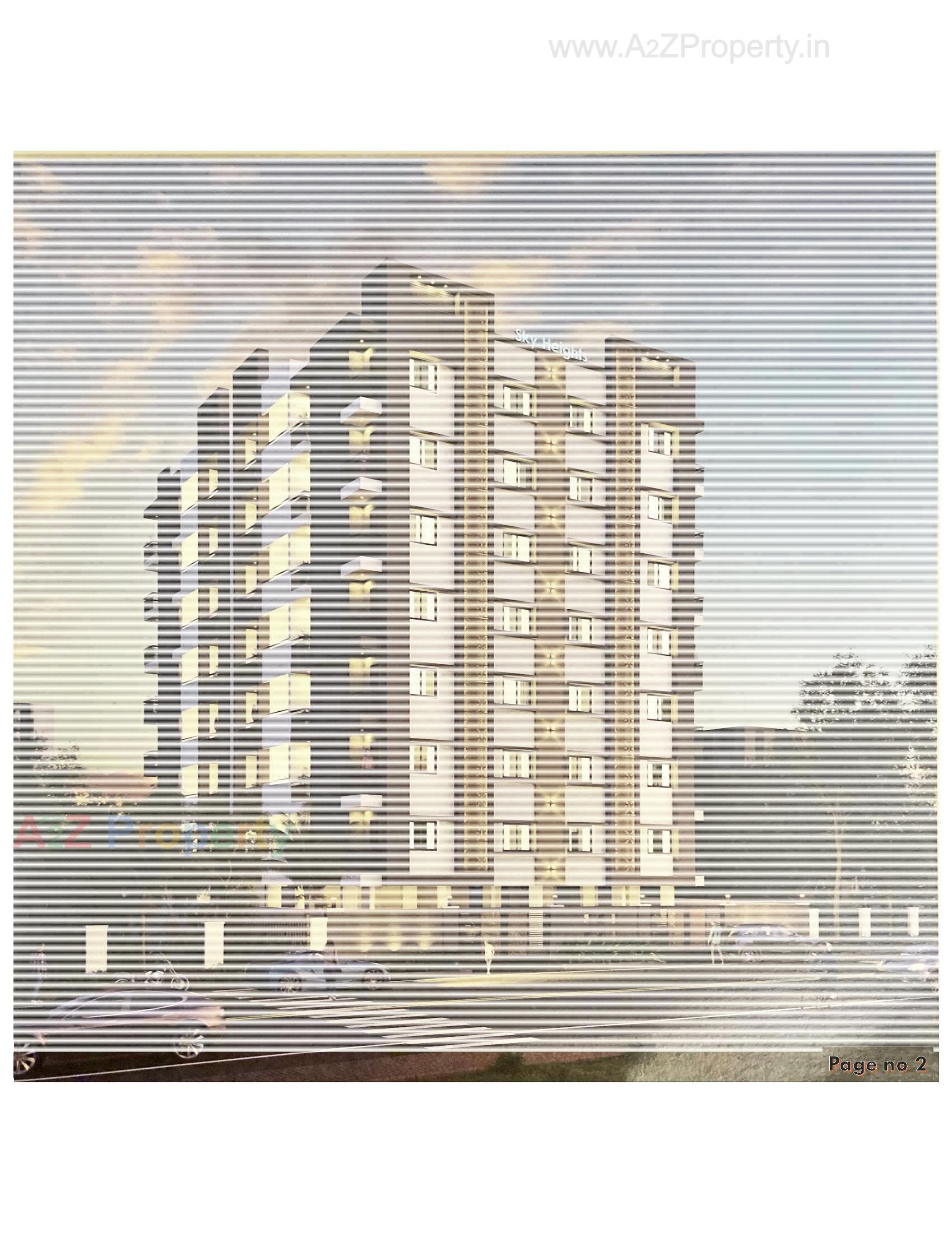  of real estate project Sky Heights located at Timbavadi, Junagadh, Gujarat