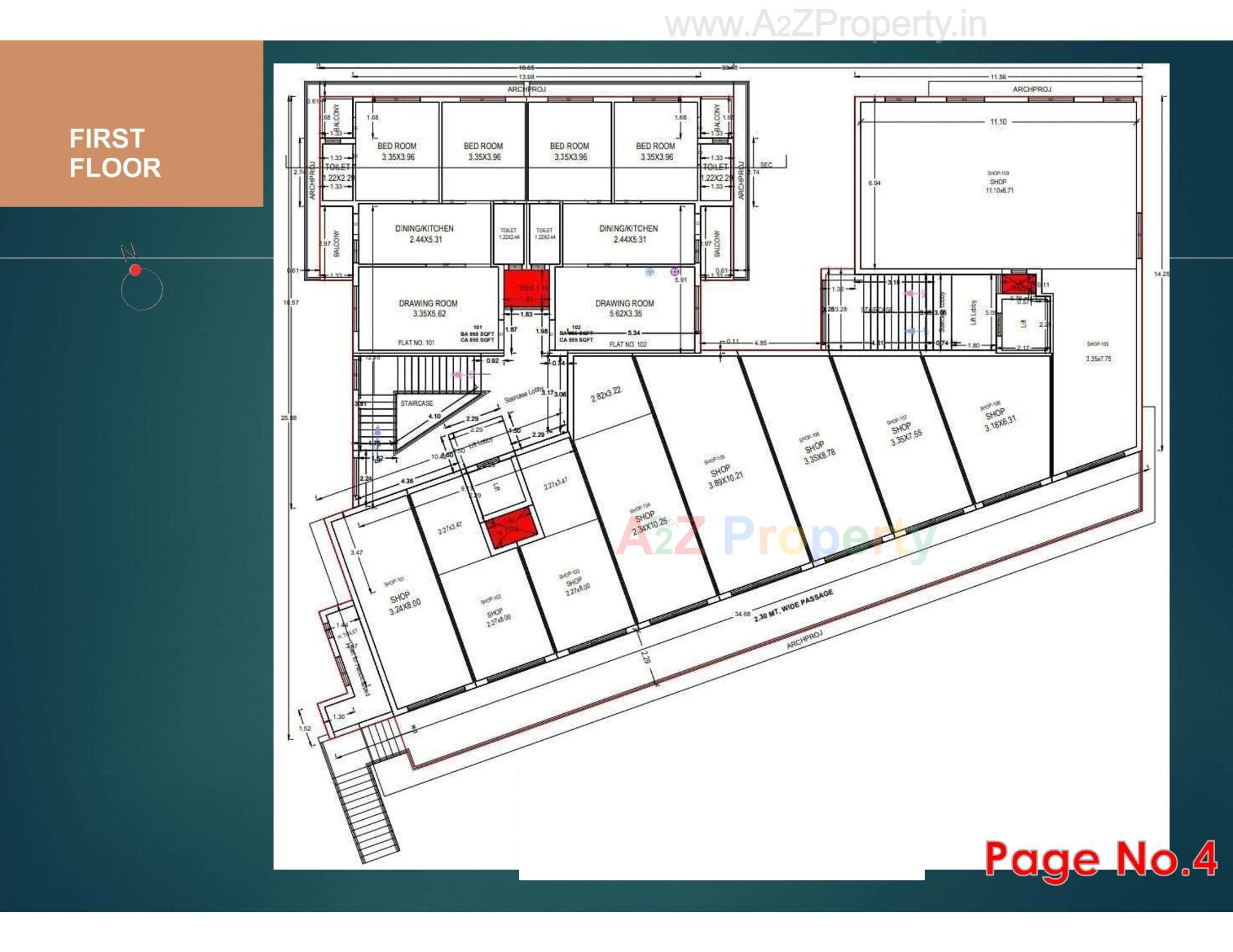 Layout of real estate project Sopan Pride located at Junagadh, Junagadh, Gujarat