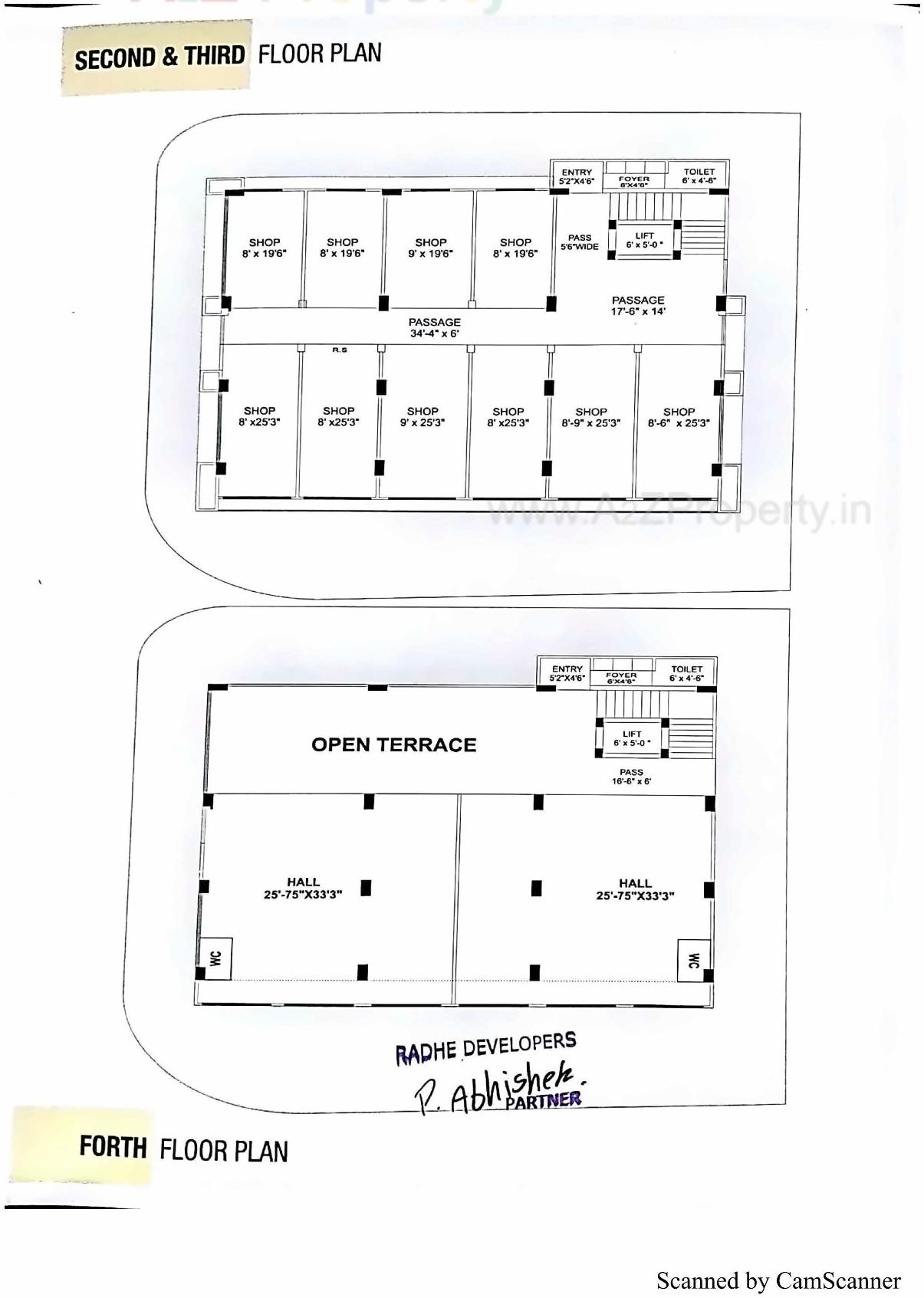 Layout of real estate project The Earning Point located at Zanzarda, Junagadh, Gujarat