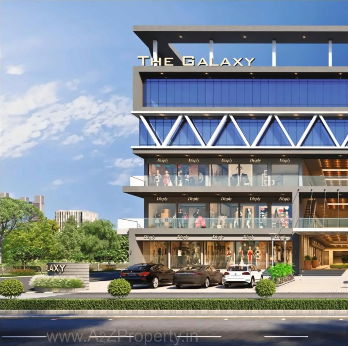 3D Elevation of real estate project The Galaxy located at Timbavadi, Junagadh, Gujarat