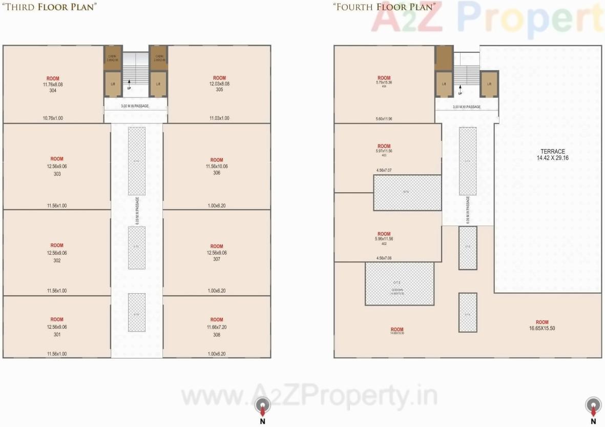 Layout of real estate project The Galaxy located at Timbavadi, Junagadh, Gujarat