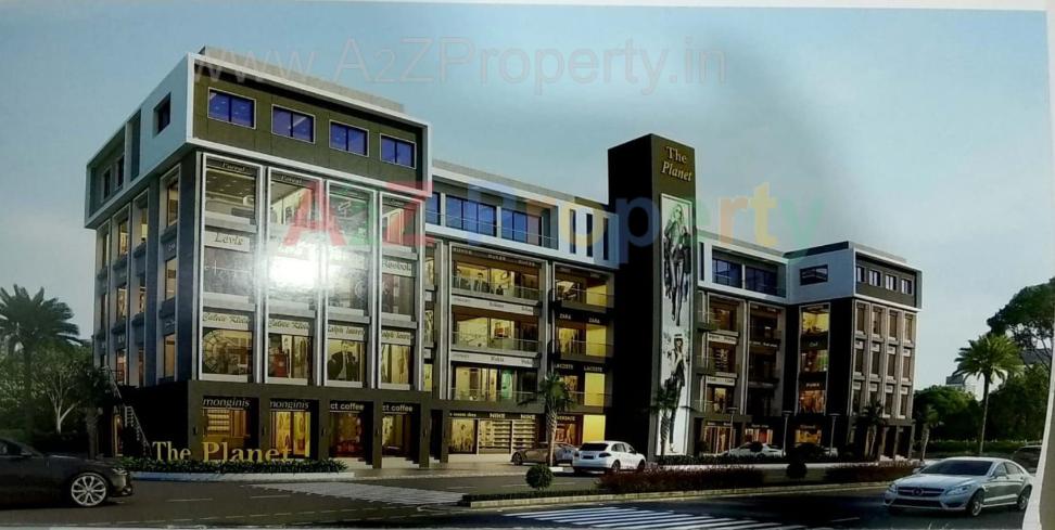 3D Elevation of real estate project The Planet located at Shapur, Junagadh, Gujarat