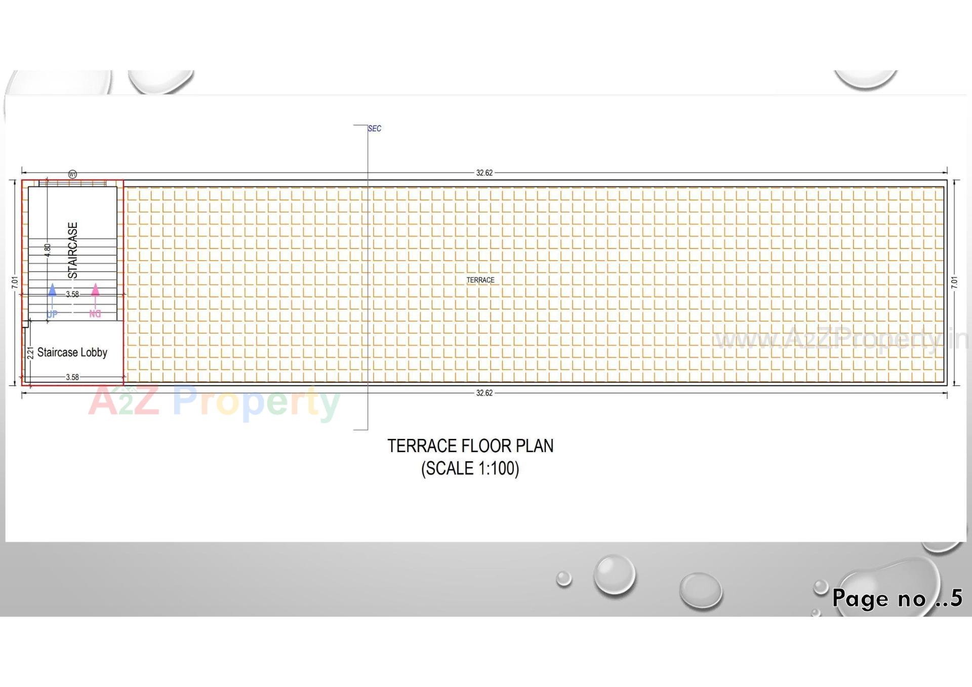 Layout of real estate project Tulip located at Timbavadi, Junagadh, Gujarat