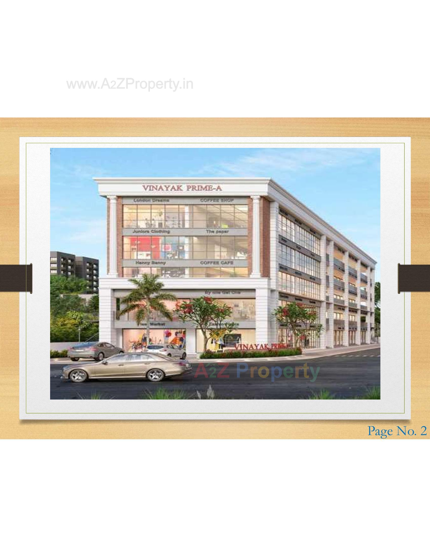 3D Elevation of real estate project Vinayak Prime located at Timbavadi, Junagadh, Gujarat