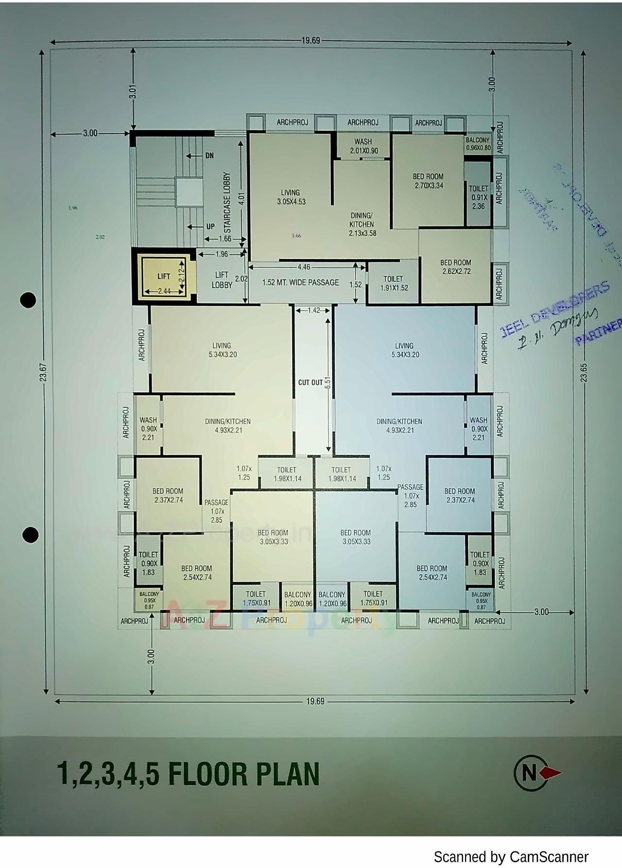 Layout of real estate project Vishvas Platinum located at Junagadh, Junagadh, Gujarat