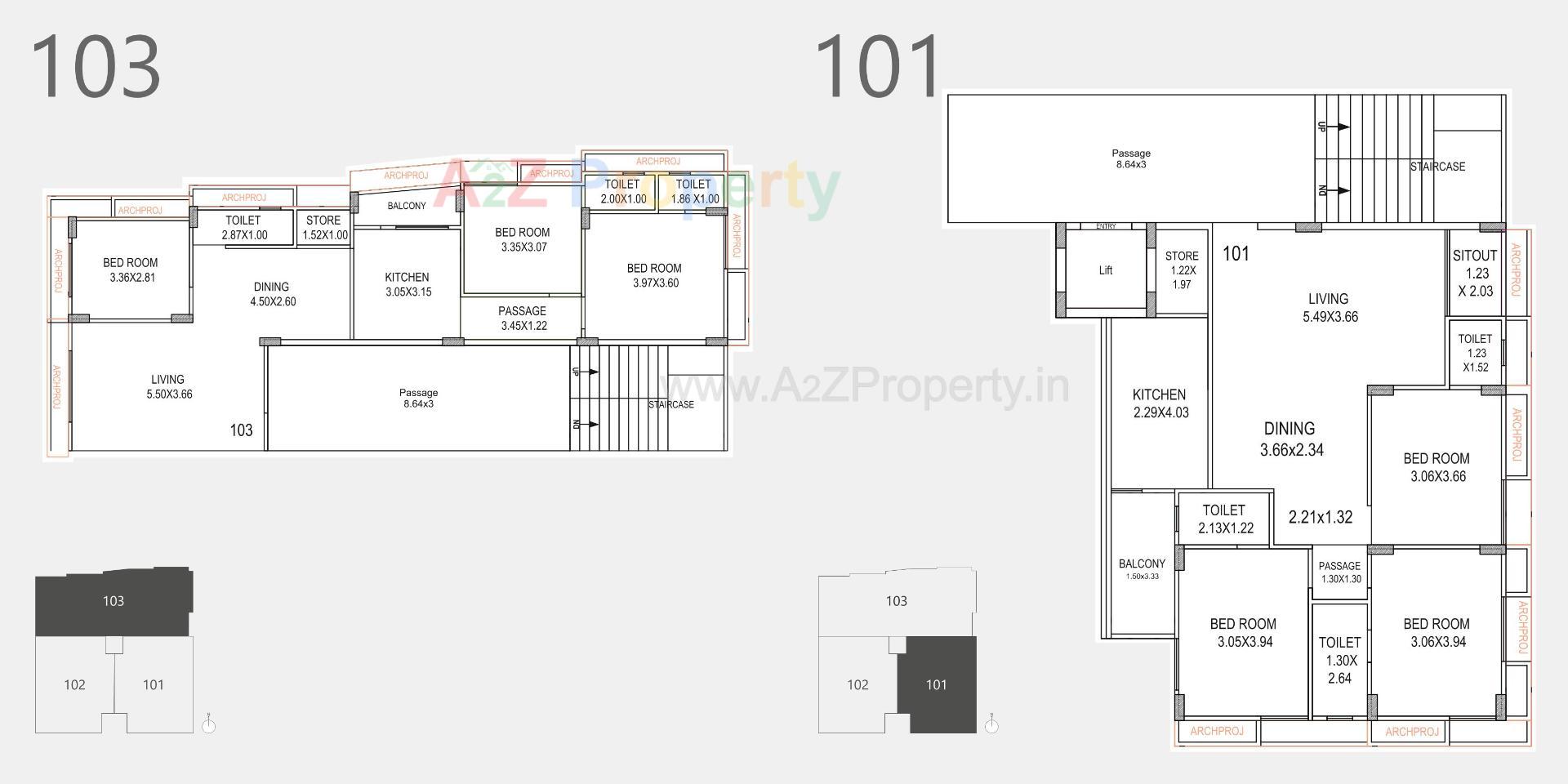 Layout of real estate project Vivaan Opulence located at Junagadh, Junagadh, Gujarat