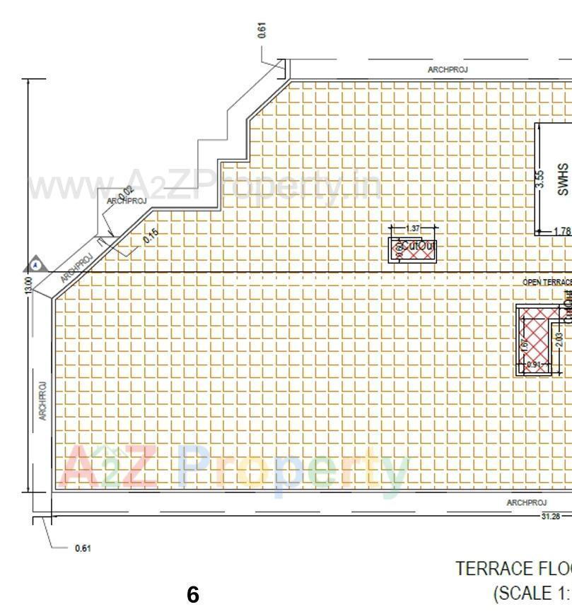 Layout of real estate project Vrajvan located at Zanzarda, Junagadh, Gujarat