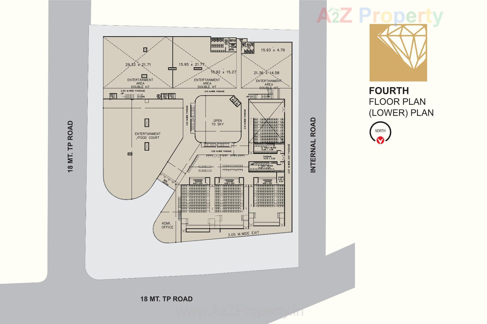 Layout of real estate project Western Jewel Mall located at Junagadh, Junagadh, Gujarat