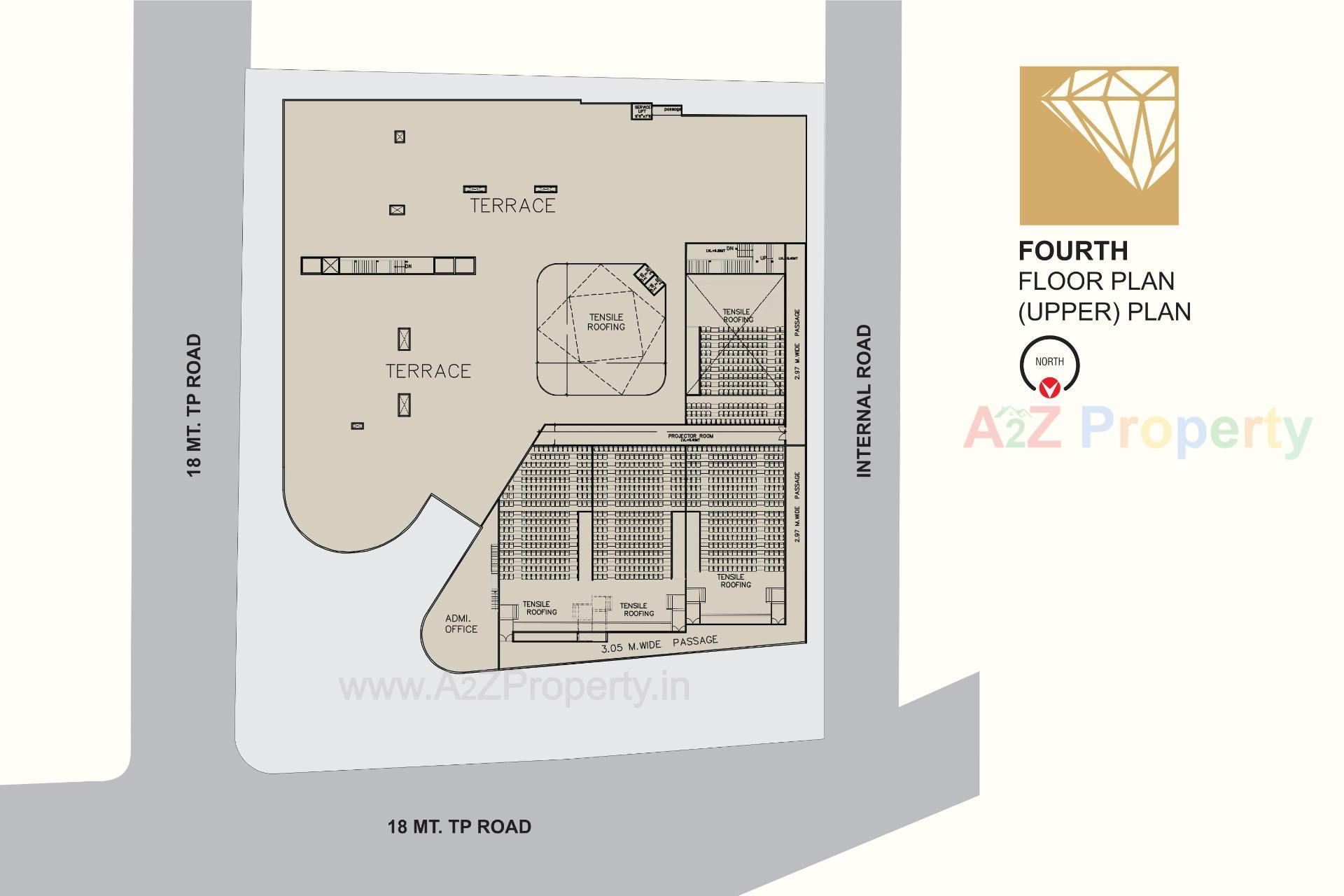 Layout of real estate project Western Jewel Mall located at Junagadh, Junagadh, Gujarat