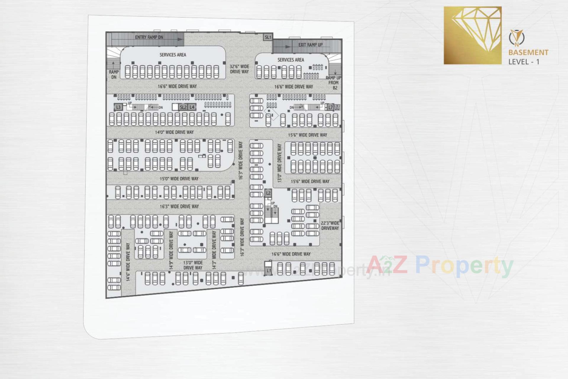 Layout of real estate project Western Jewel Mall located at Junagadh, Junagadh, Gujarat