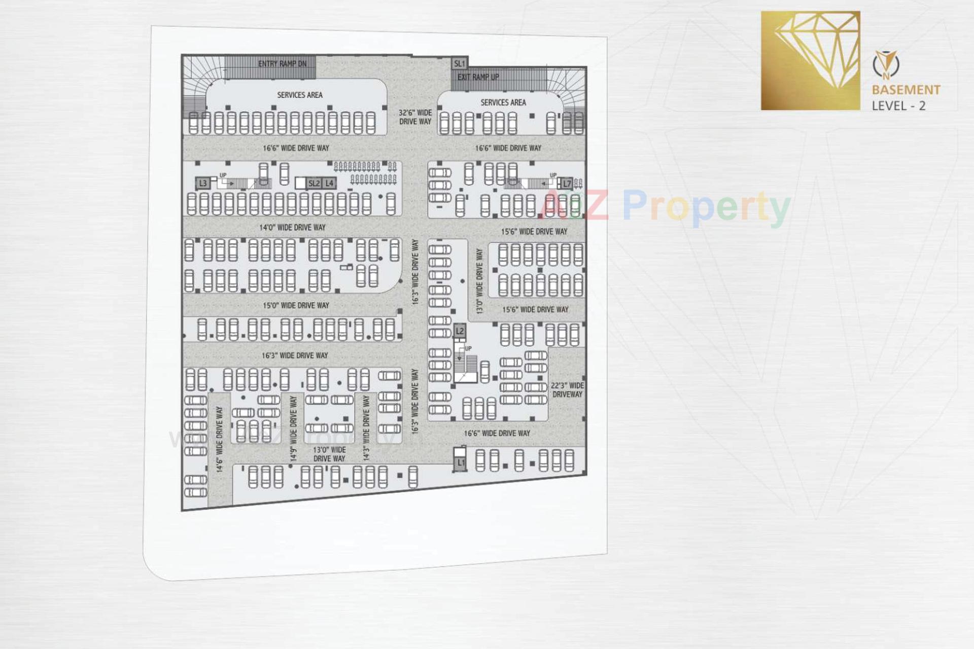Layout of real estate project Western Jewel Mall located at Junagadh, Junagadh, Gujarat
