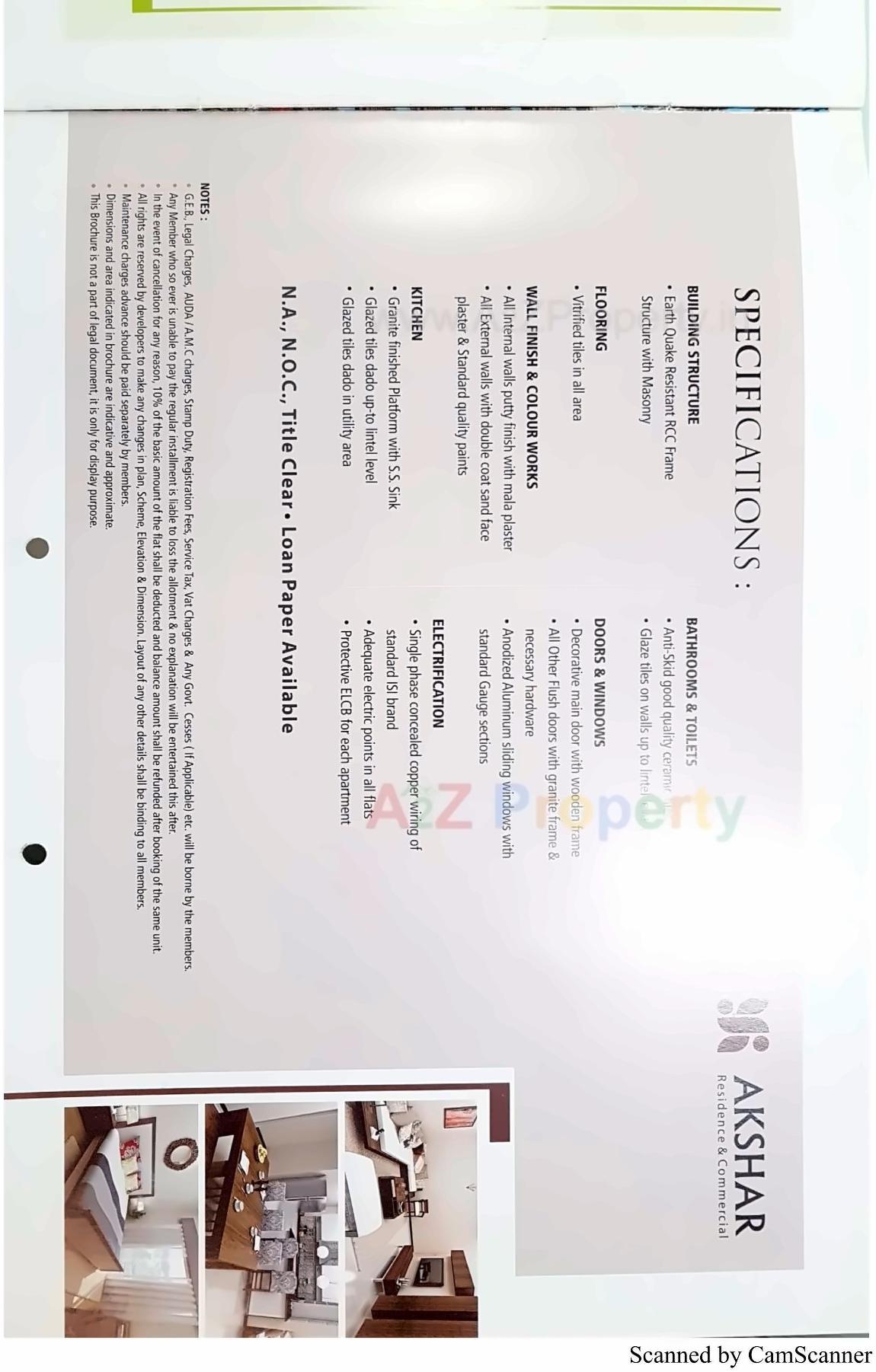  of real estate project Akshar Residence located at Khatraj, Kheda, Gujarat