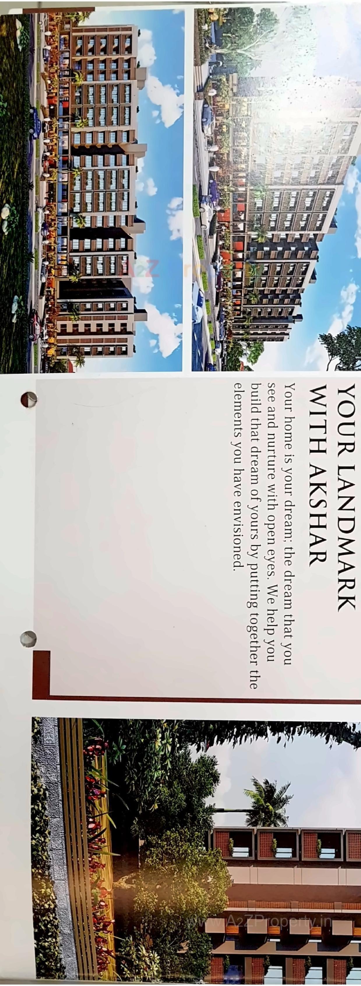 3D Elevation of real estate project Akshar Residence located at Khatraj, Kheda, Gujarat