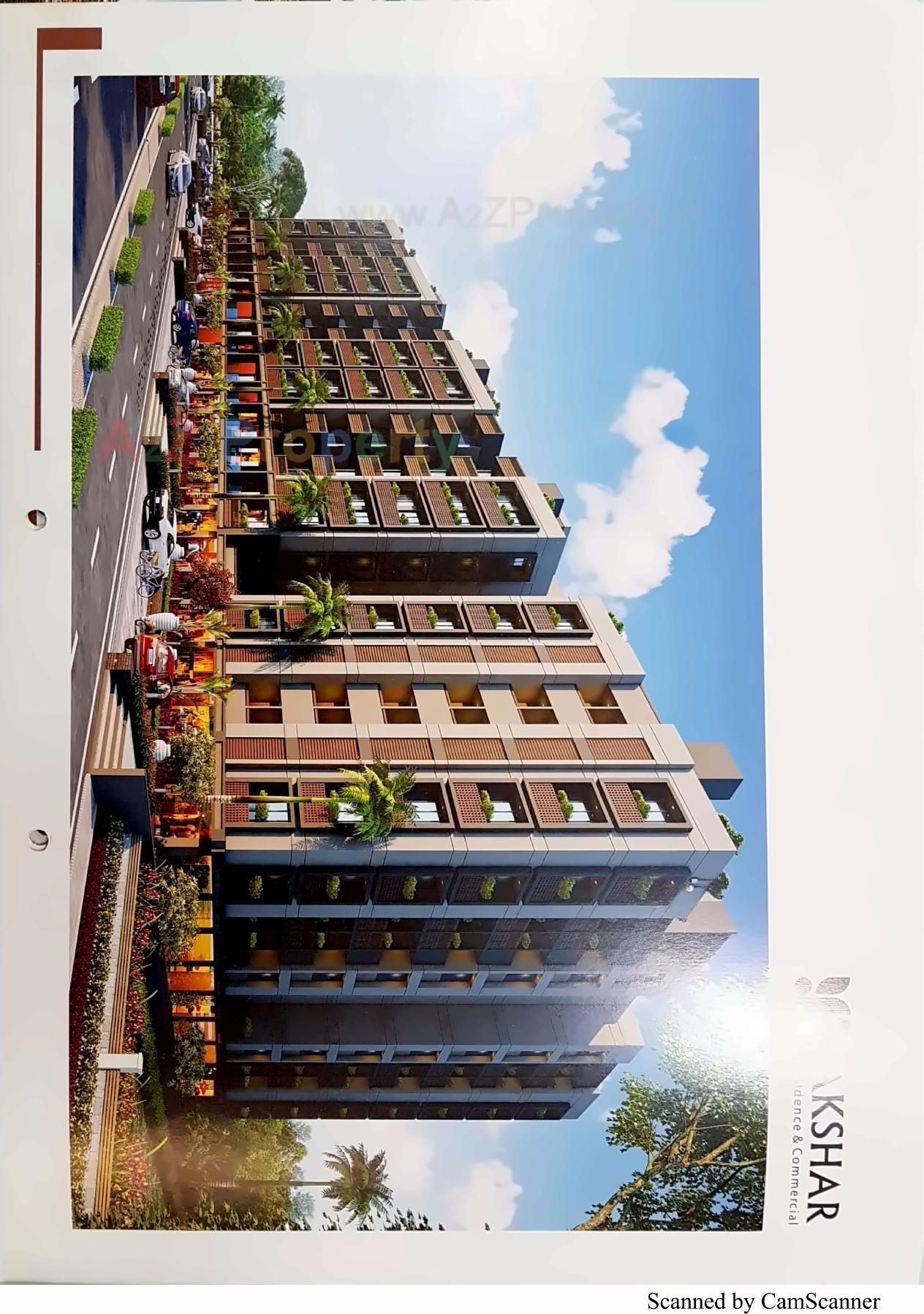 3D Elevation of real estate project Akshar Residence located at Khatraj, Kheda, Gujarat