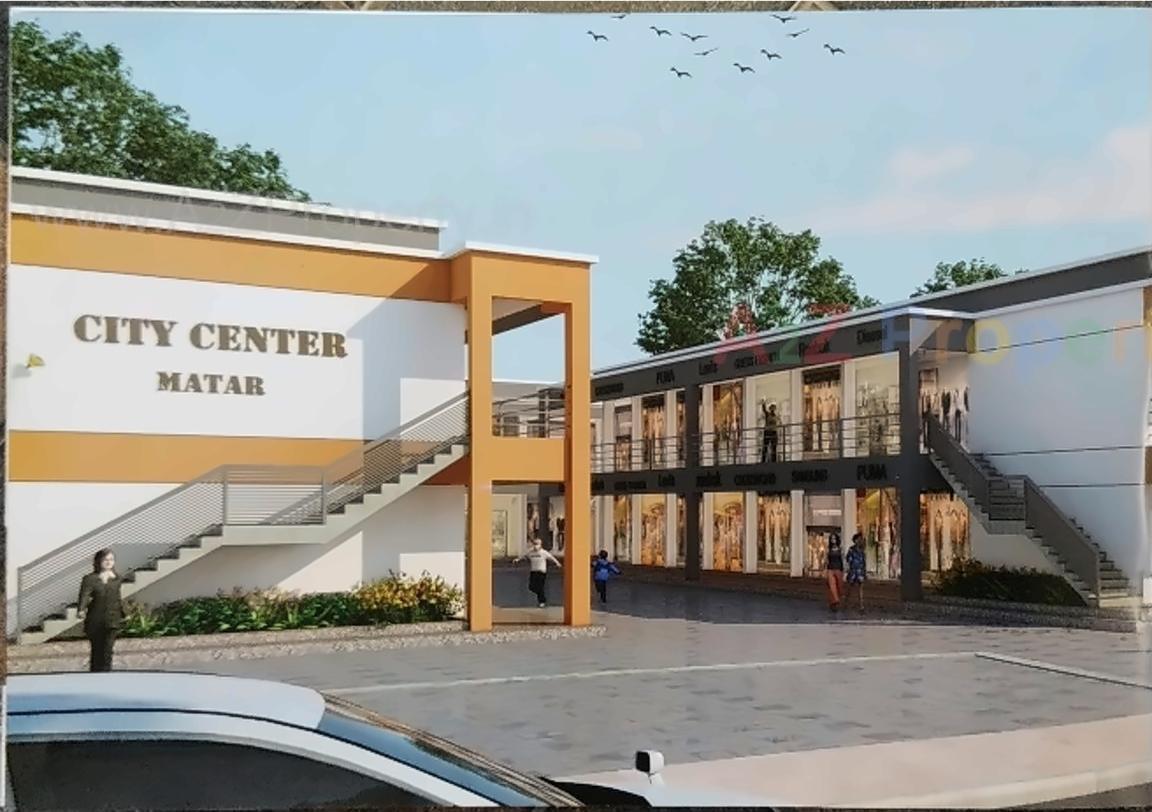 3D Elevation of real estate project City Center located at Matar, Kheda, Gujarat