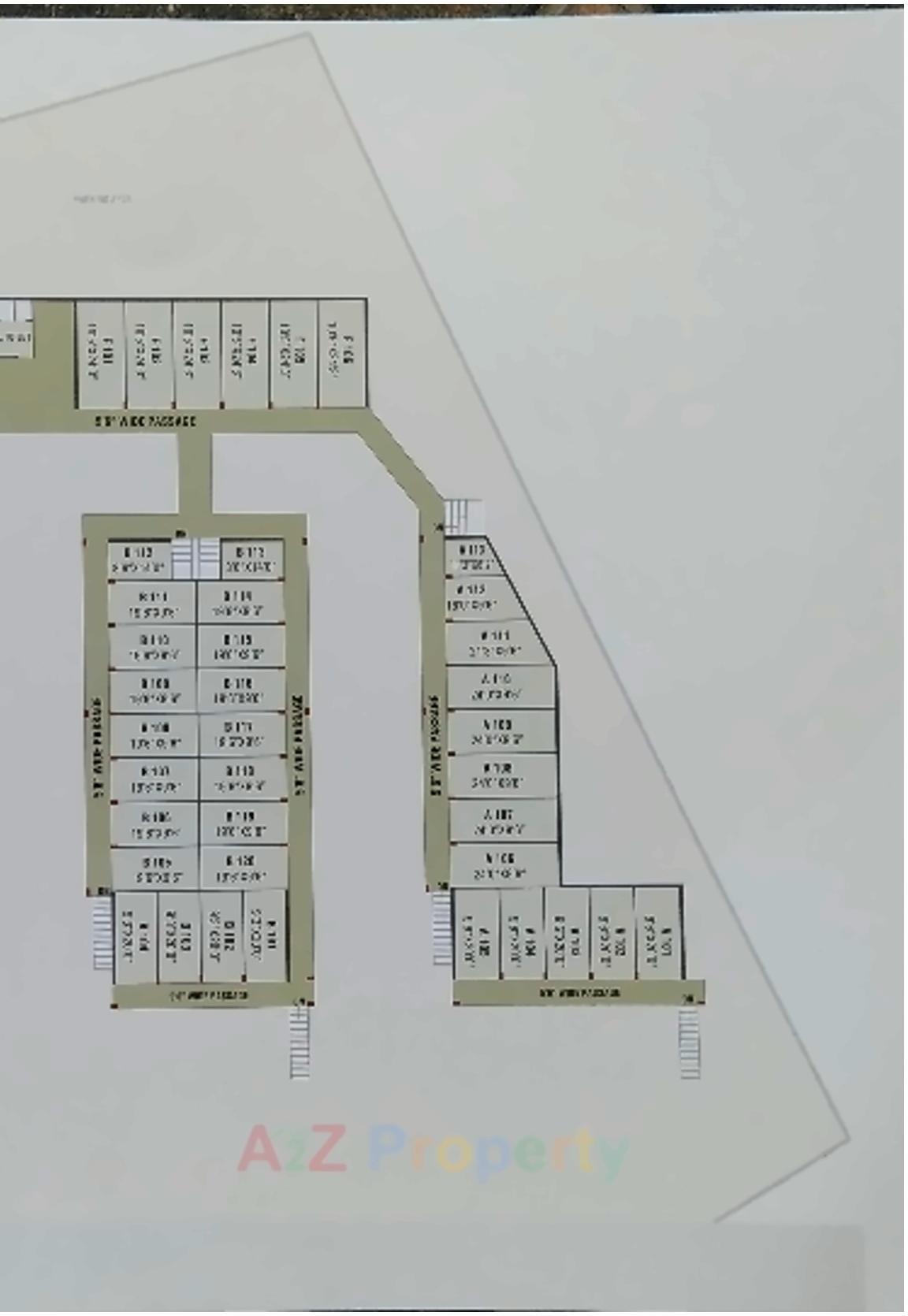 Layout of real estate project City Center located at Matar, Kheda, Gujarat