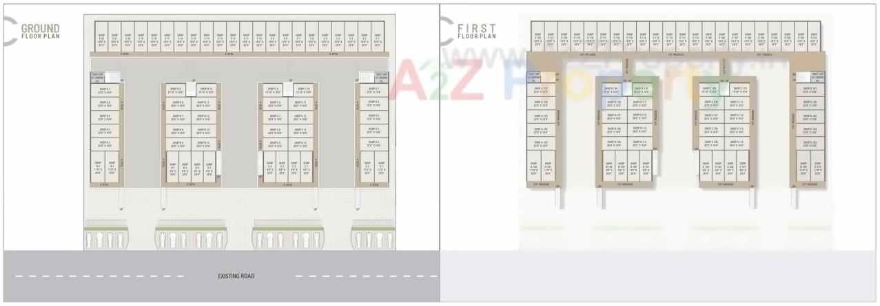 Layout of real estate project City Point located at Kheda, Kheda, Gujarat