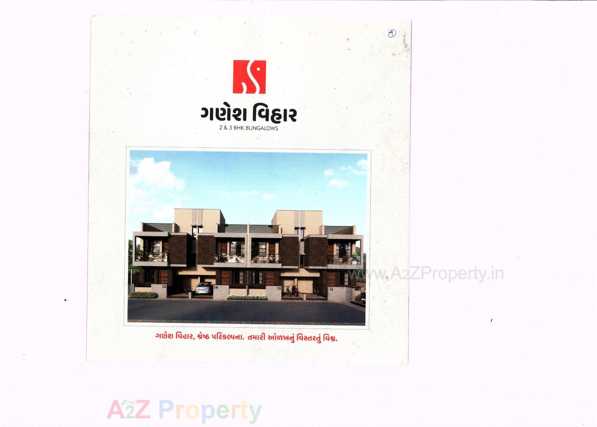 Layout of real estate project Ganesh Vihar located at Kheda, Kheda, Gujarat