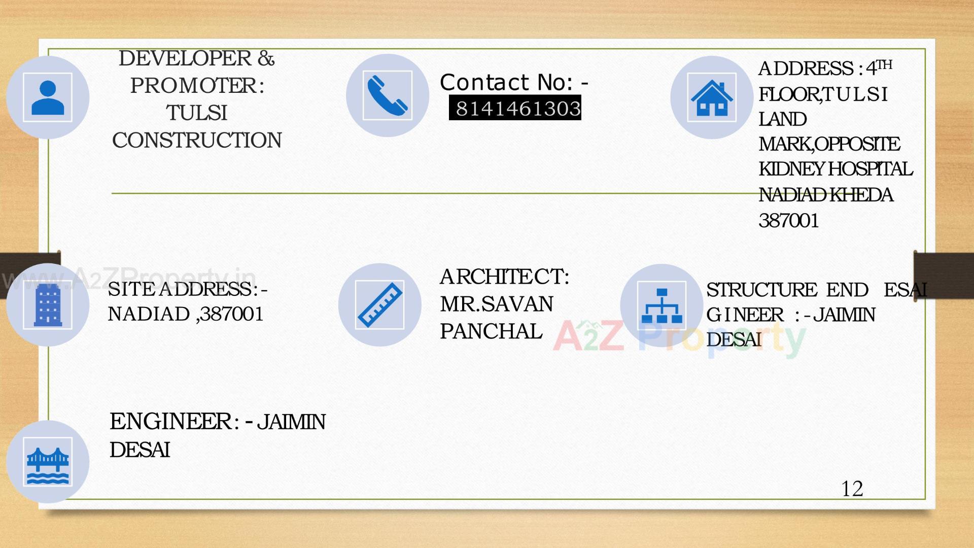  of real estate project Gateway By Tulsi located at Nadiad, Kheda, Gujarat