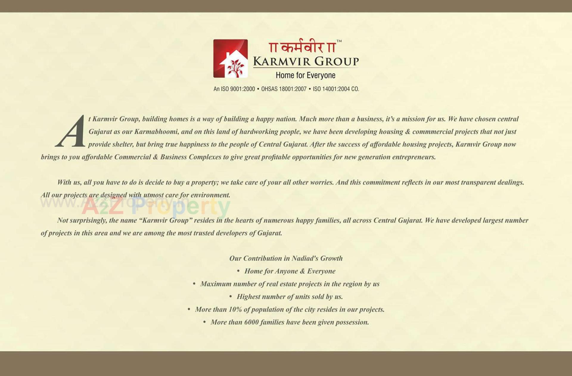  of real estate project Karmvir Business Park located at Nadiad, Kheda, Gujarat