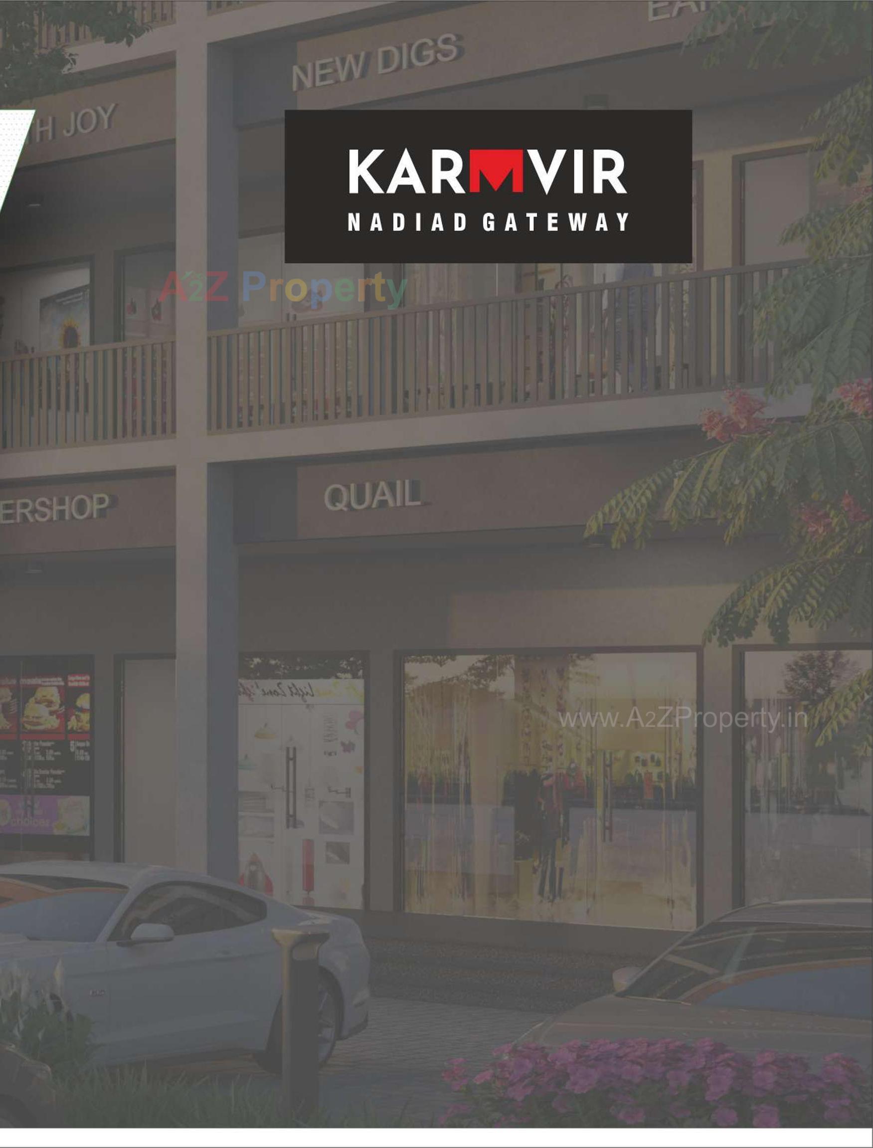 3D Elevation of real estate project Karmvir Nadiad Gateway located at Nadiad, Kheda, Gujarat