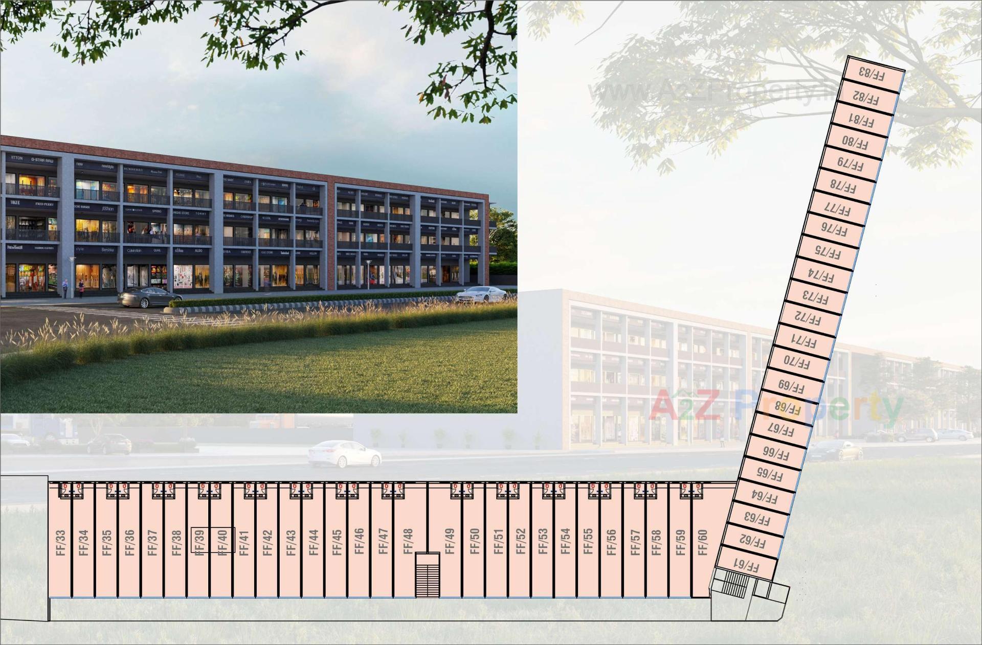 Layout of real estate project Karmvir Nadiad Gateway located at Nadiad, Kheda, Gujarat