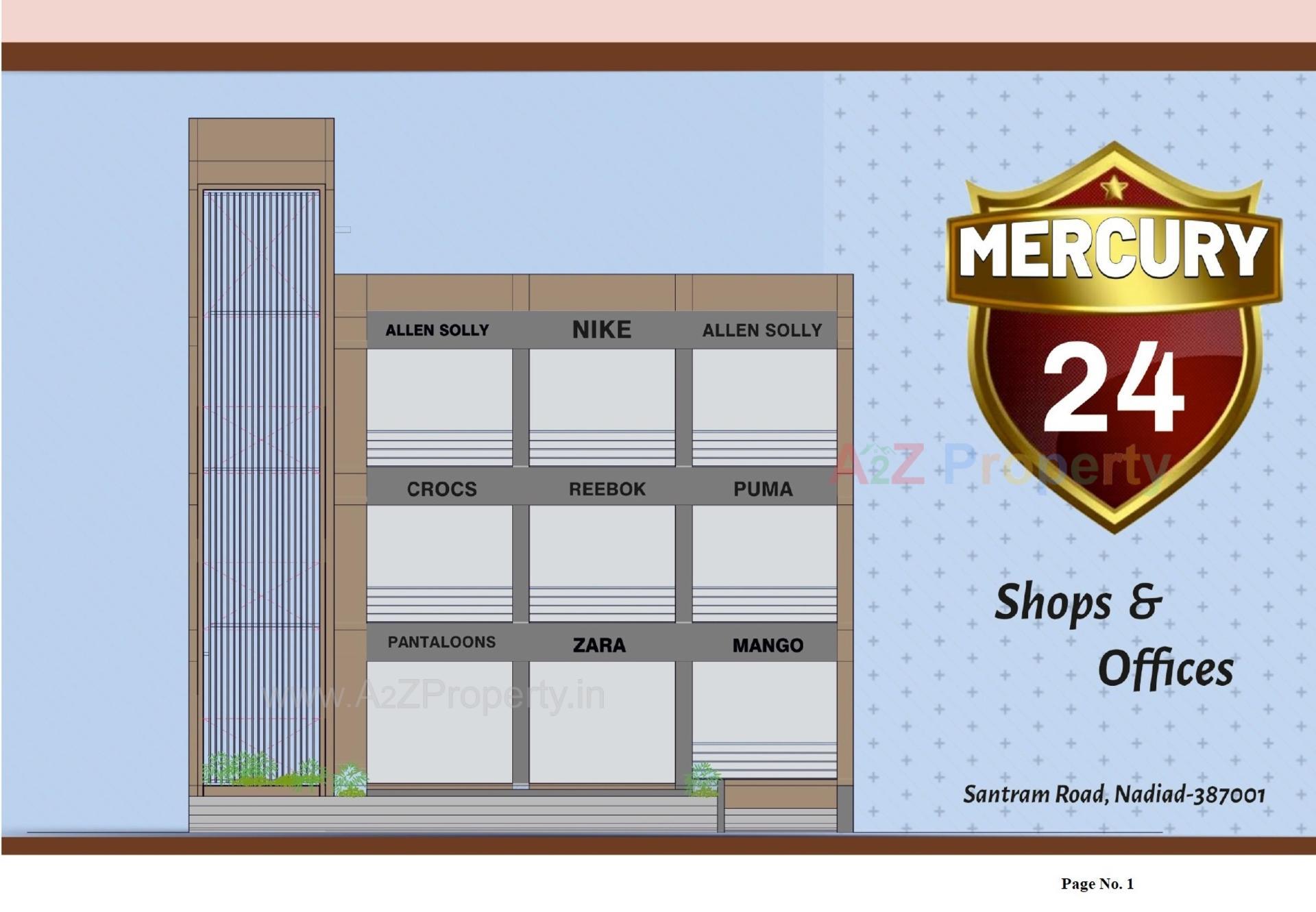  of real estate project Mercury located at Nadiad, Kheda, Gujarat