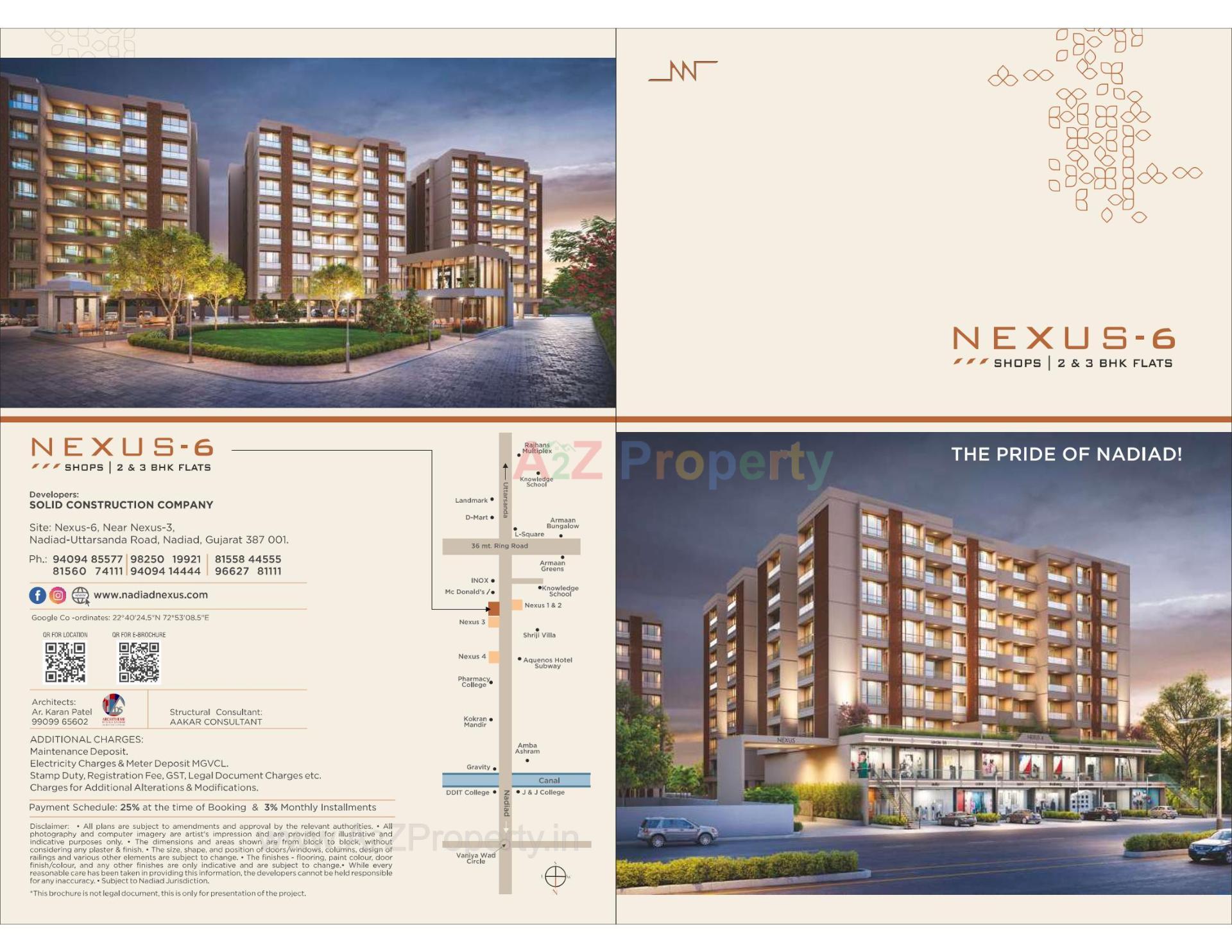  of real estate project Nexus located at Chaklashi-party, Kheda, Gujarat