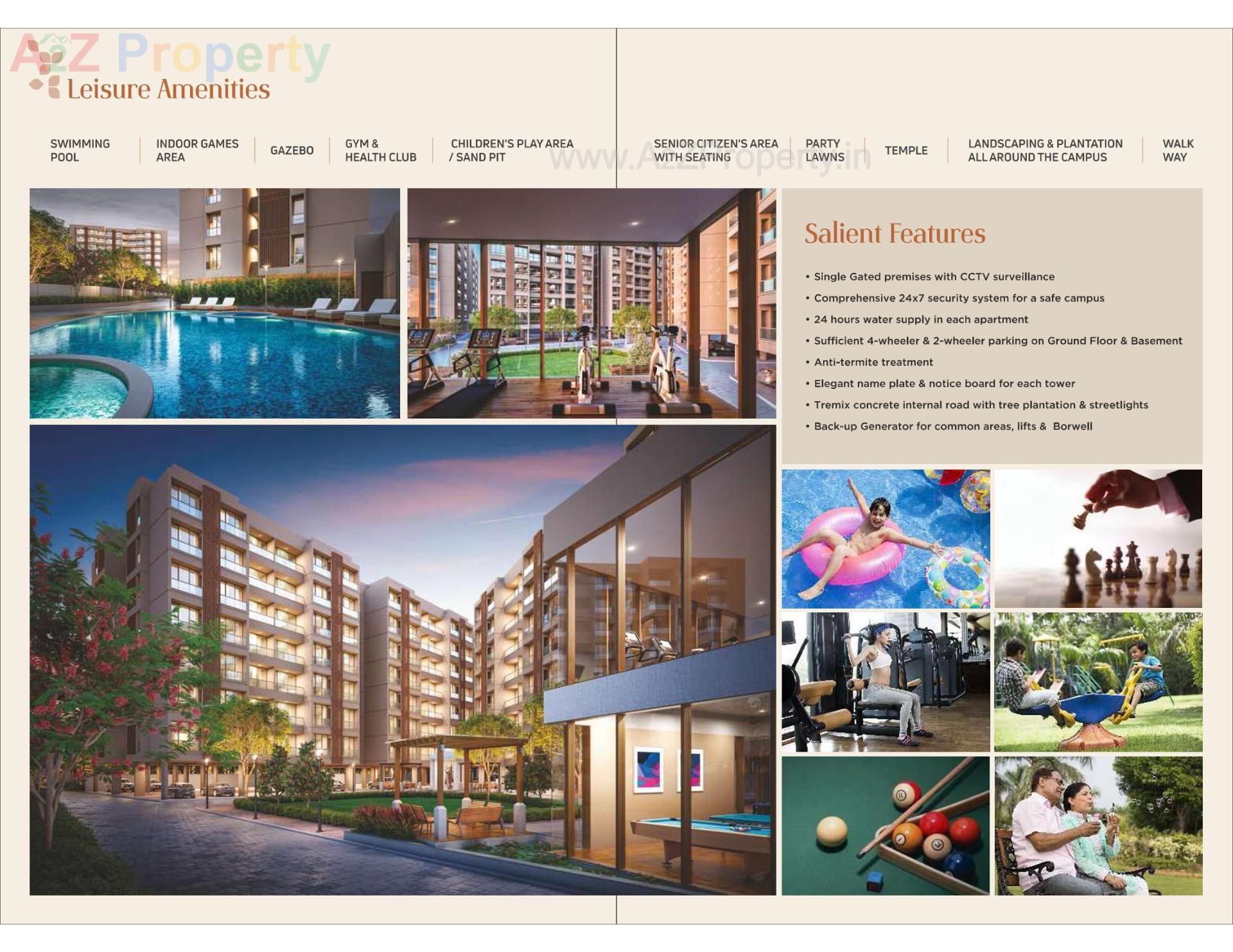 3D Elevation of real estate project Nexus located at Chaklashi-party, Kheda, Gujarat