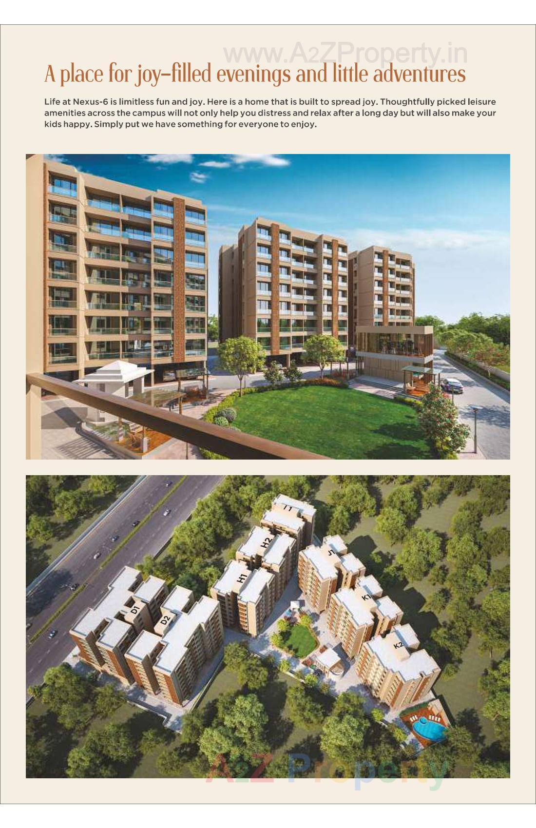 3D Elevation of real estate project Nexus located at Chaklashi-party, Kheda, Gujarat