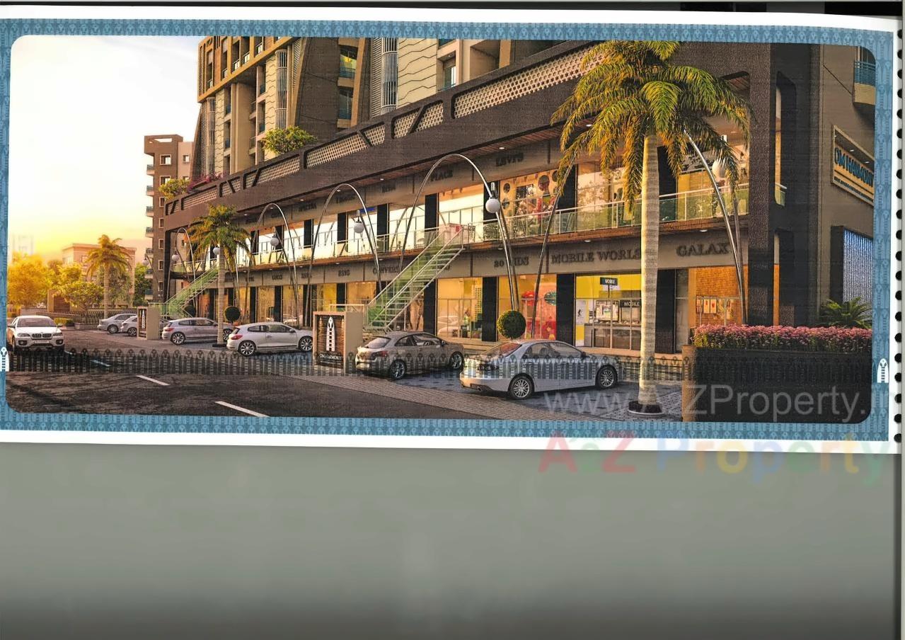 3D Elevation of real estate project Om Harmony located at Nadiad, Kheda, Gujarat