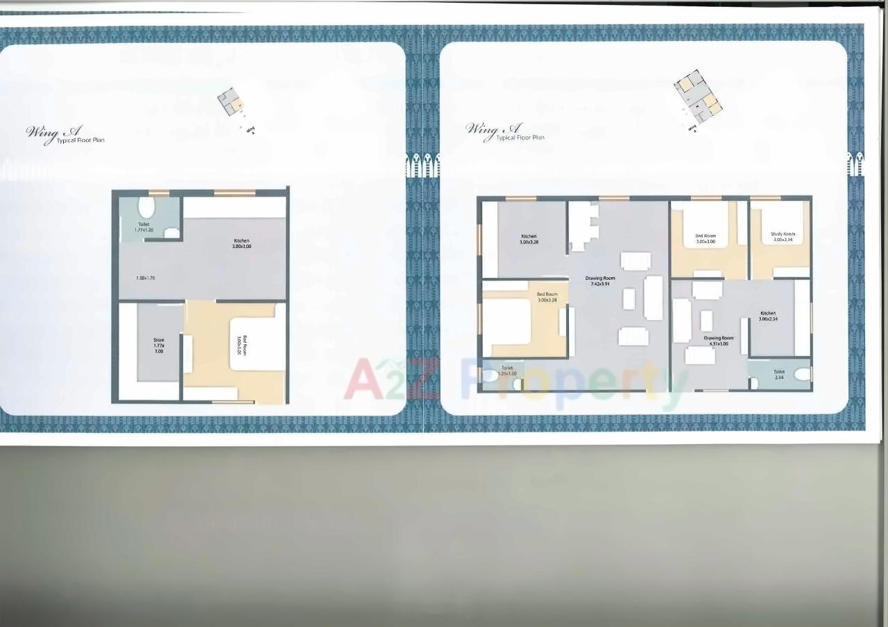 Layout of real estate project Om Harmony located at Nadiad, Kheda, Gujarat