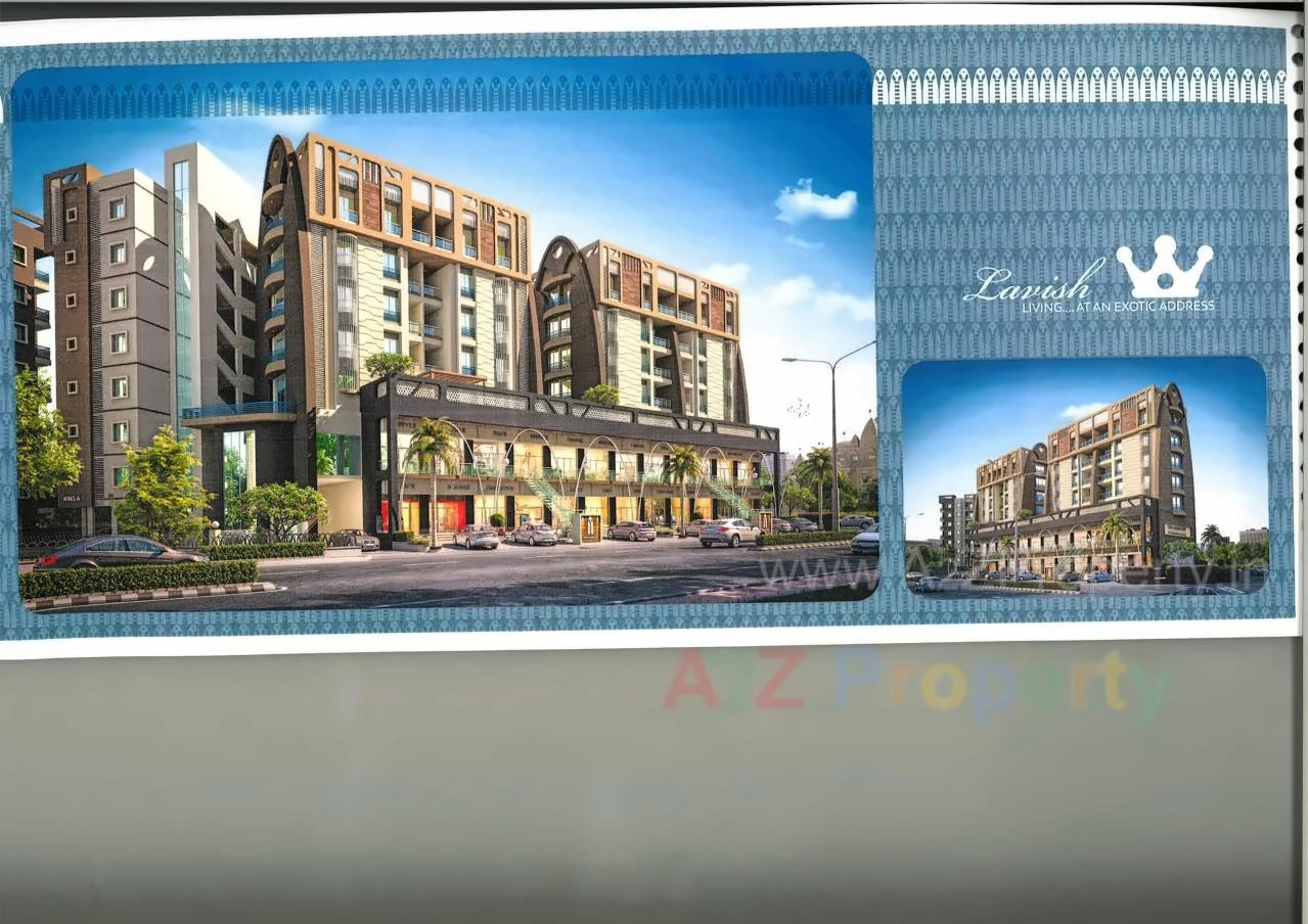 3D Elevation of real estate project Om Harmony located at Nadiad, Kheda, Gujarat