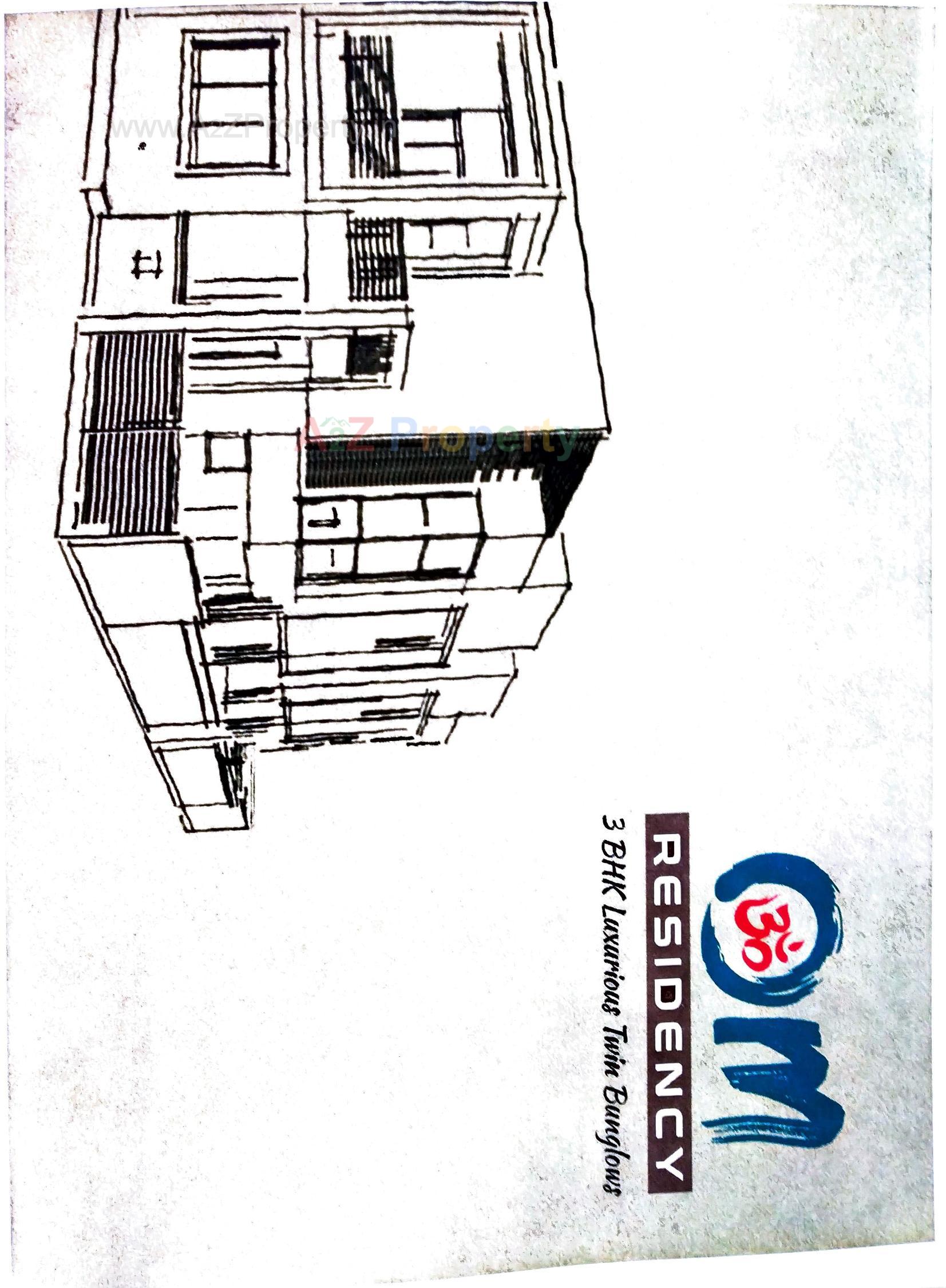 Layout of real estate project Om Residency located at Dakor, Kheda, Gujarat