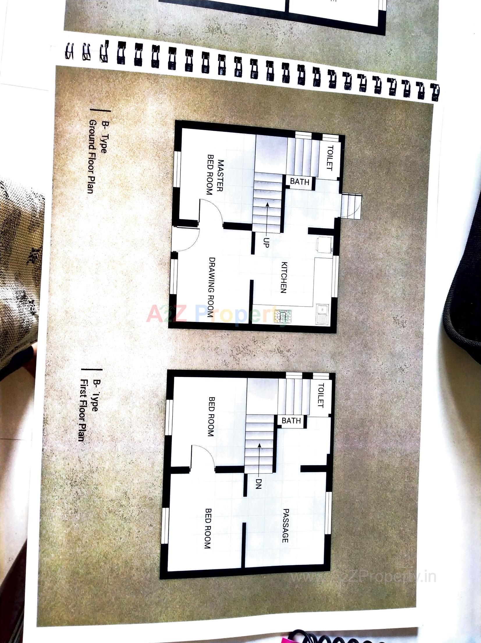 Layout of real estate project Om Residency located at Dakor, Kheda, Gujarat