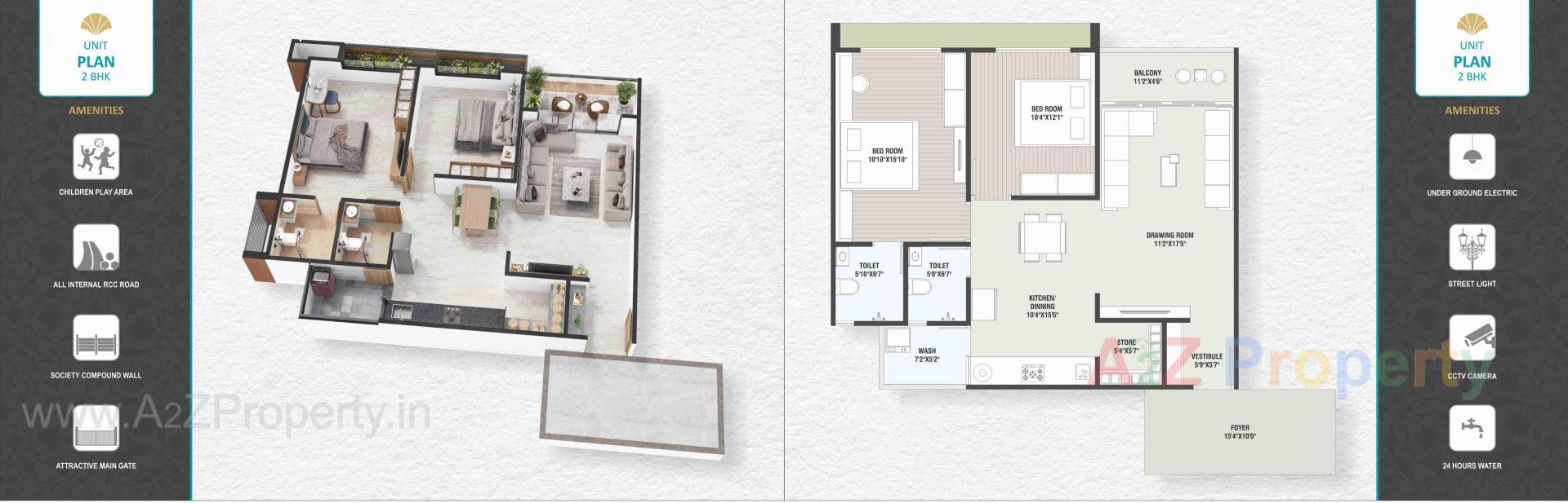 Layout of real estate project Parijat Residency located at Khakharkhad-party, Kheda, Gujarat
