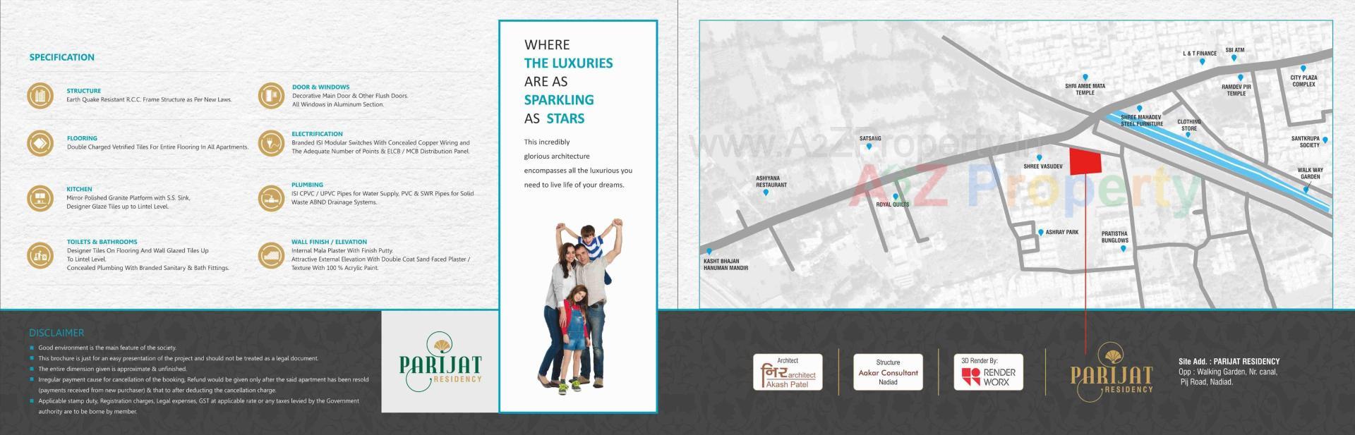  of real estate project Parijat Residency located at Khakharkhad-party, Kheda, Gujarat