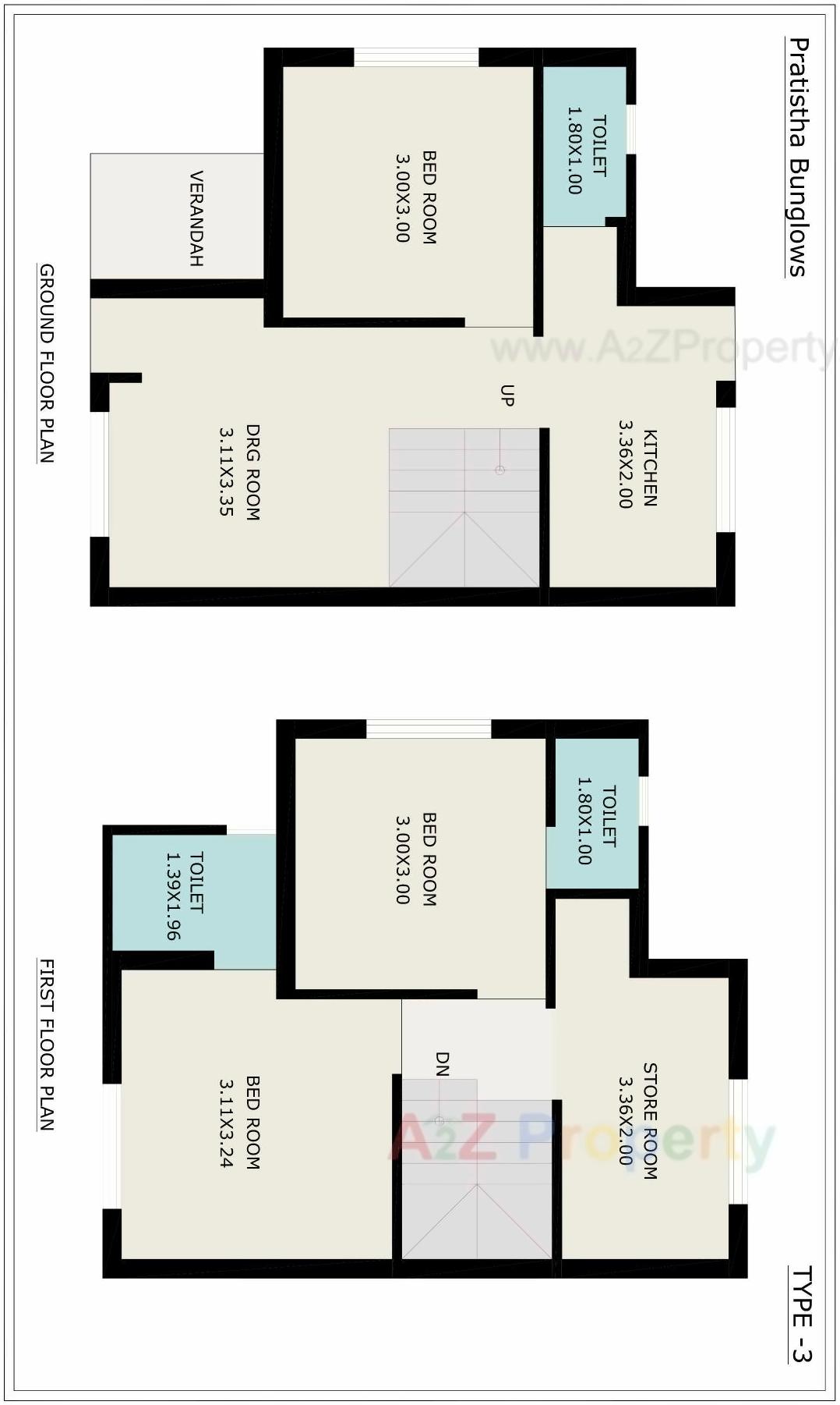 Layout of real estate project Pratistha Bungalows located at Kakarkhad, Kheda, Gujarat