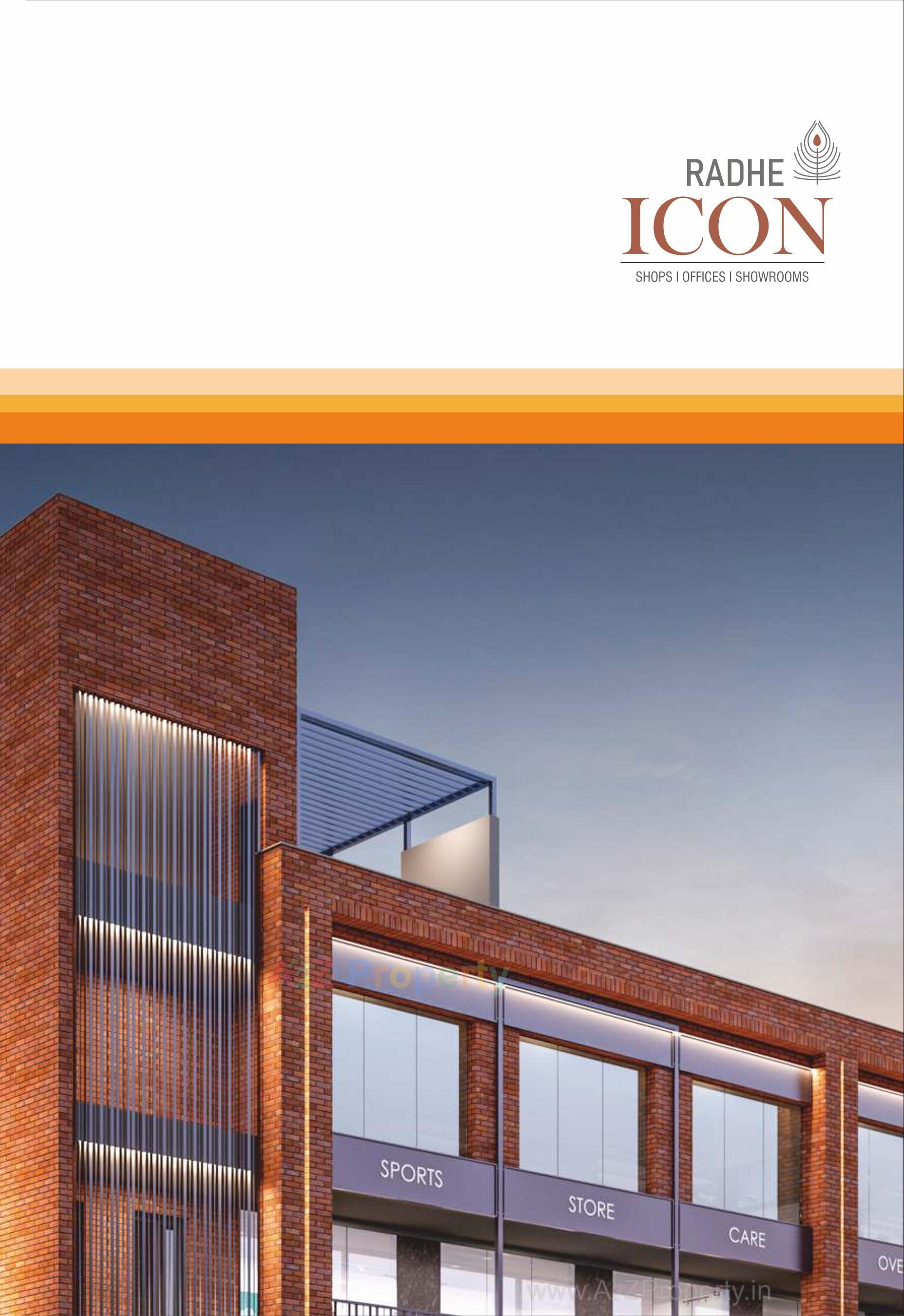 3D Elevation of real estate project Radhe Icon located at Nadiad, Kheda, Gujarat