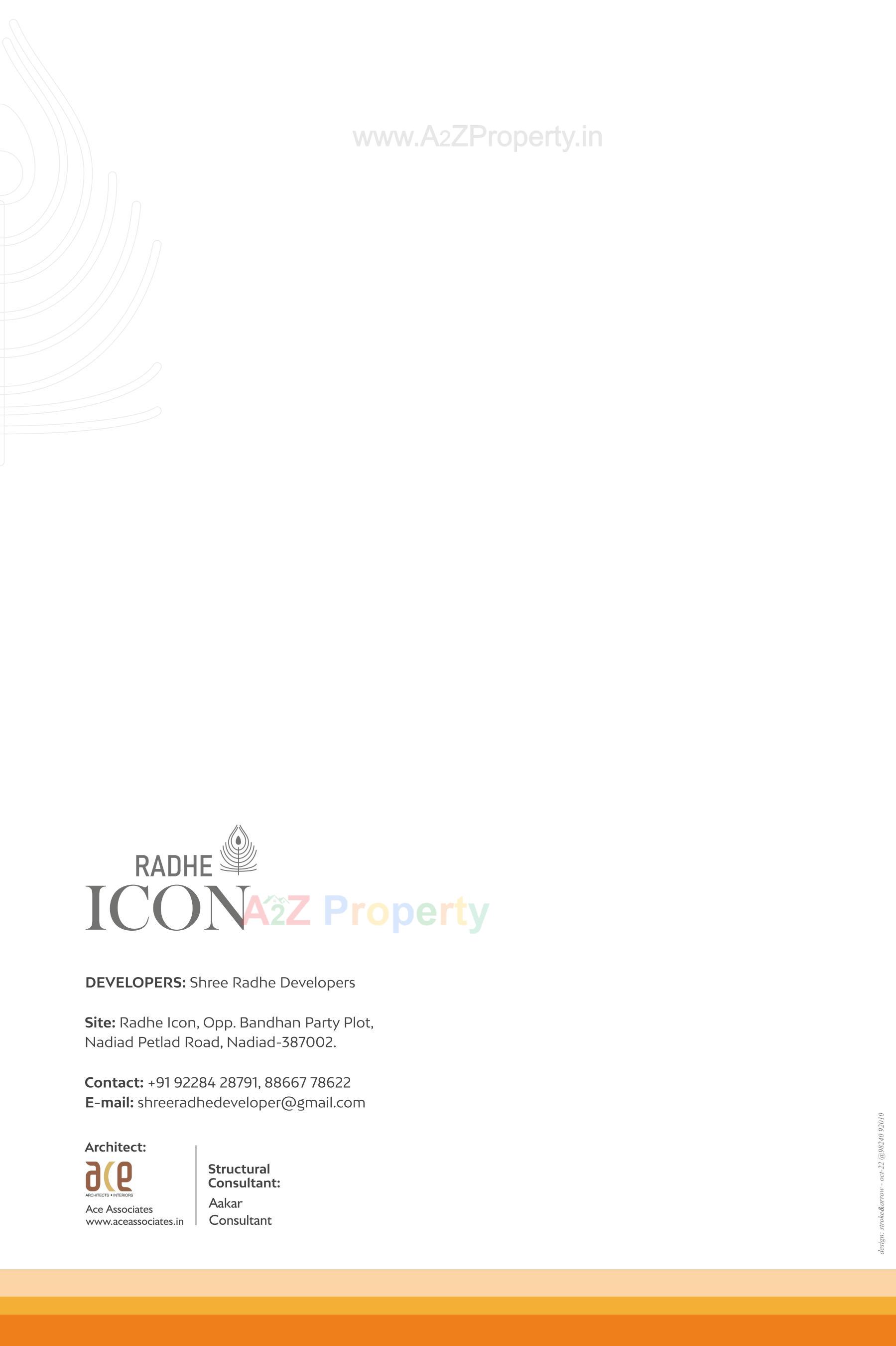  of real estate project Radhe Icon located at Nadiad, Kheda, Gujarat