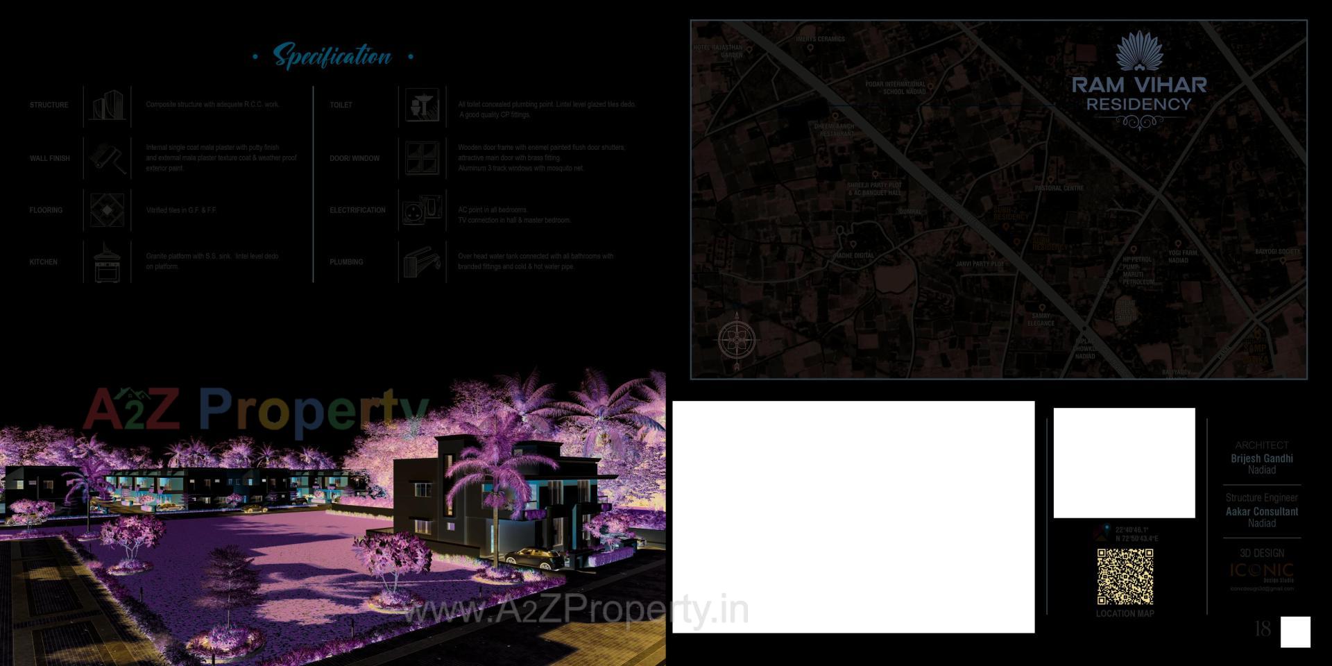  of real estate project Ram Vihar Residency located at Kakarkhad-party, Kheda, Gujarat