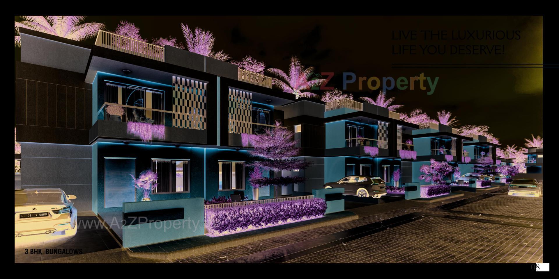 3D Elevation of real estate project Ram Vihar Residency located at Kakarkhad-party, Kheda, Gujarat