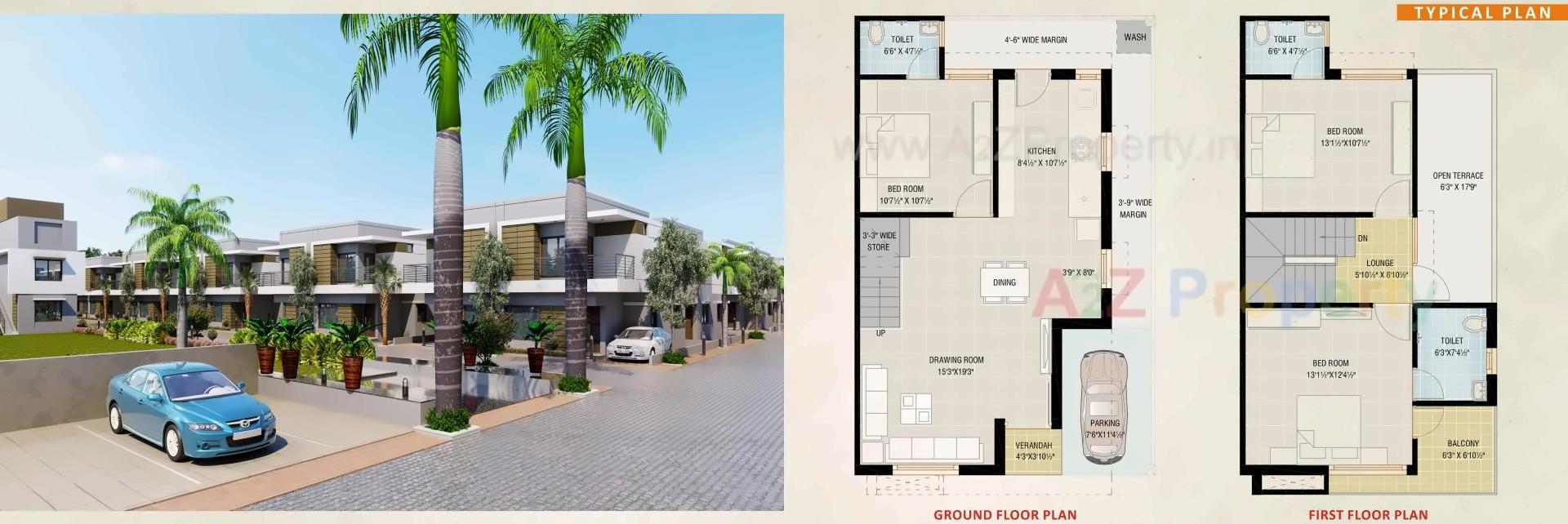 Layout of real estate project Sankalp Residency located at Nadiad, Kheda, Gujarat