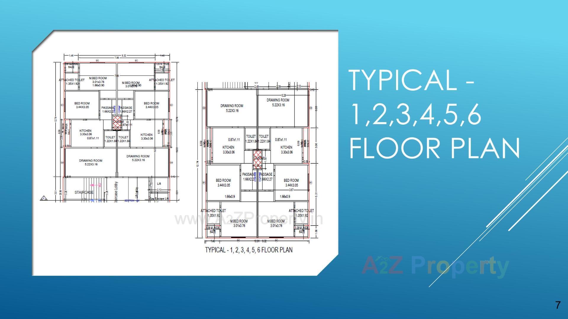 Layout of real estate project Santram Sanidhya located at Nadiad, Kheda, Gujarat
