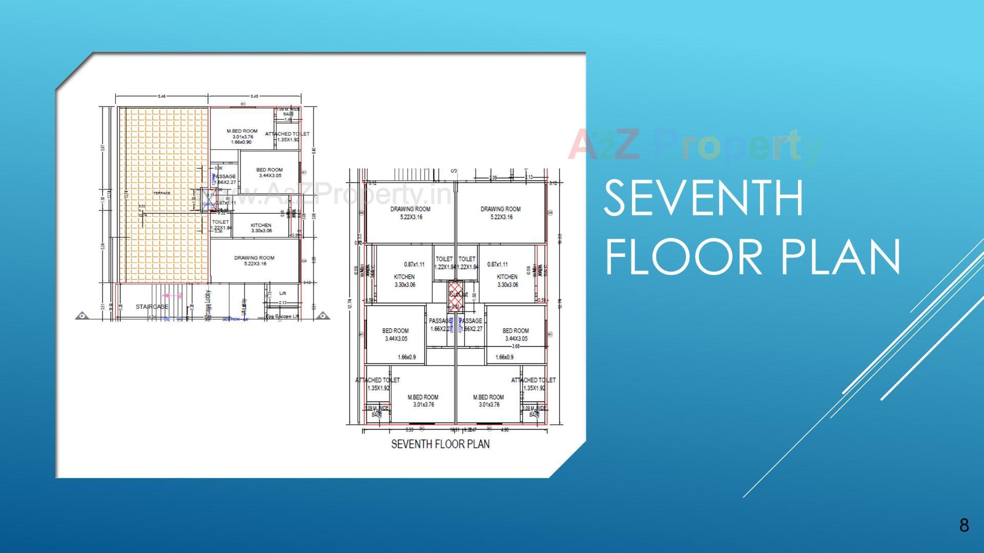 Layout of real estate project Santram Sanidhya located at Nadiad, Kheda, Gujarat